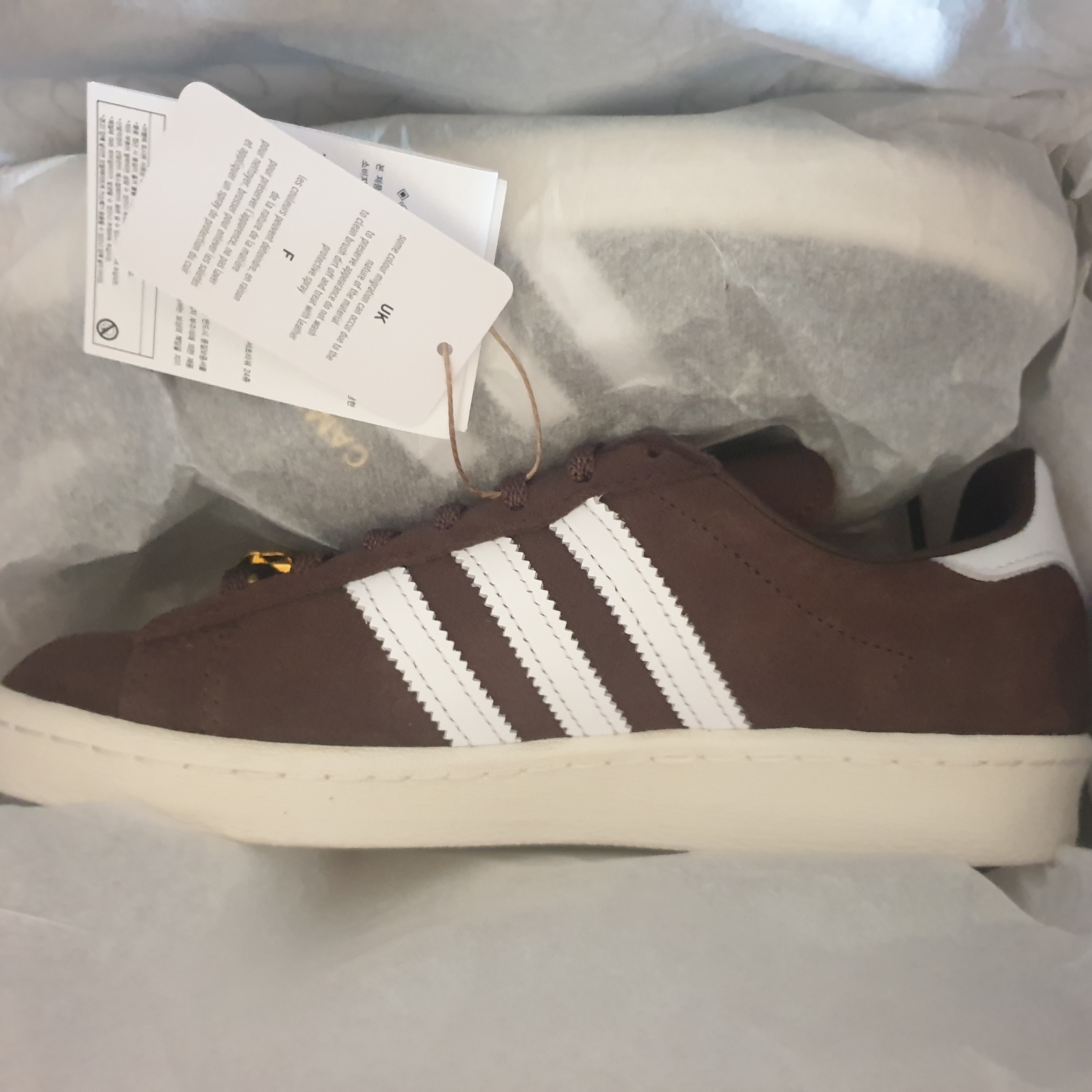 Adidas x BAPE Campus 80s Brown 착용 스타일