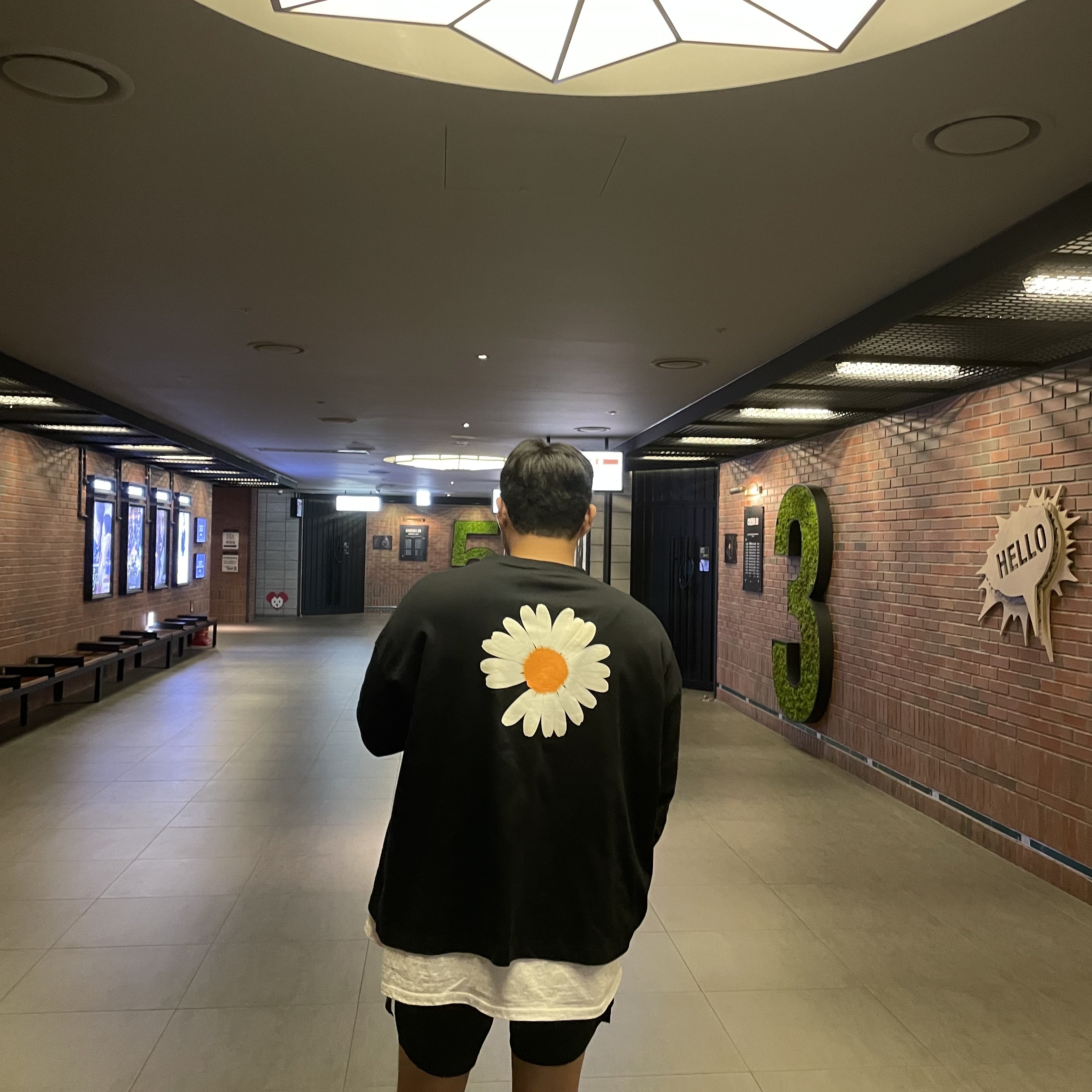 Nike x Peaceminusone LS T-Shirt Black (DR0098-010) 착용 스타일