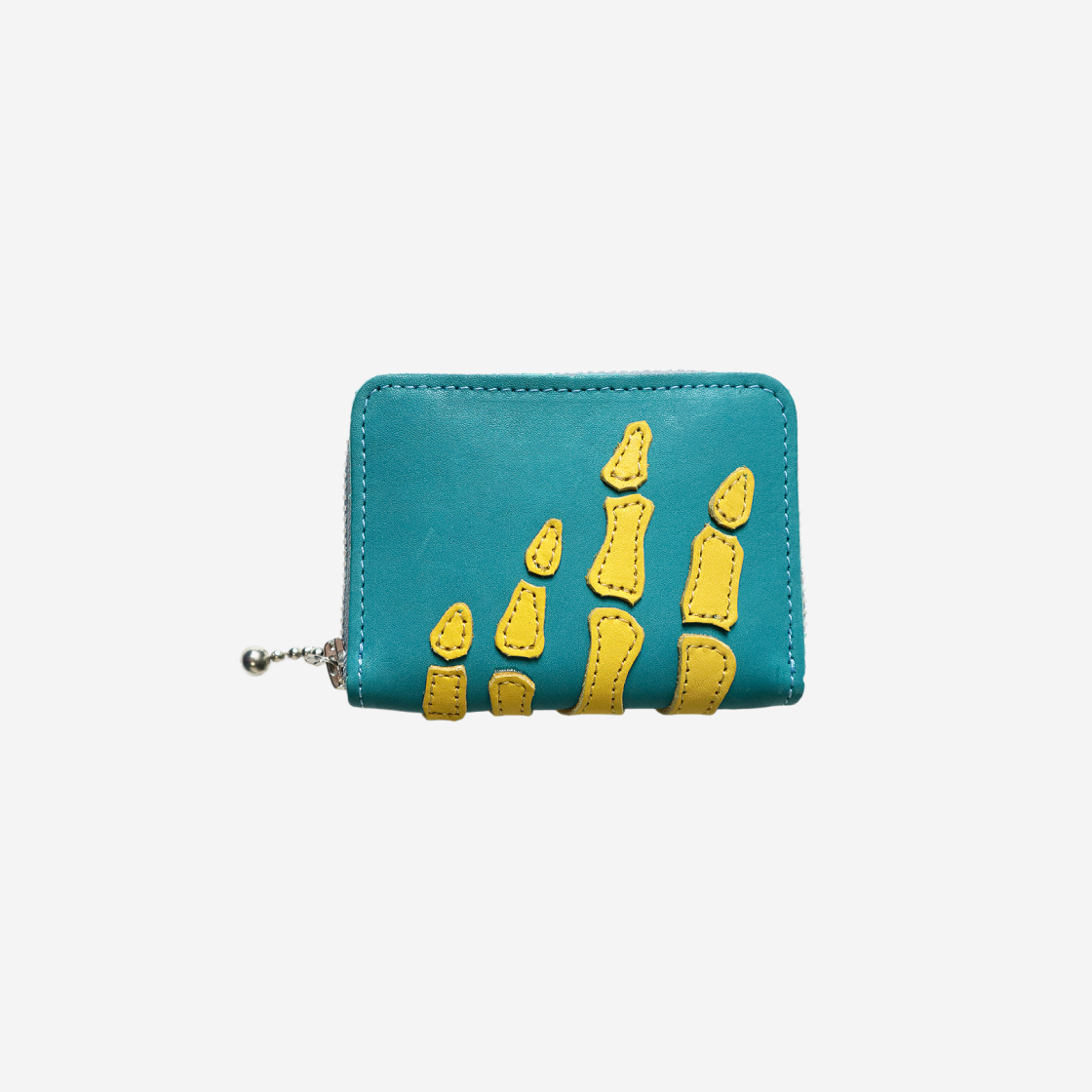 小物 kapital THUMBS UP BONE HAND ZIP MINI KAPITAL] THUMBS UP BONE HAND ZIP ミニウォレット - TAKE FIVE