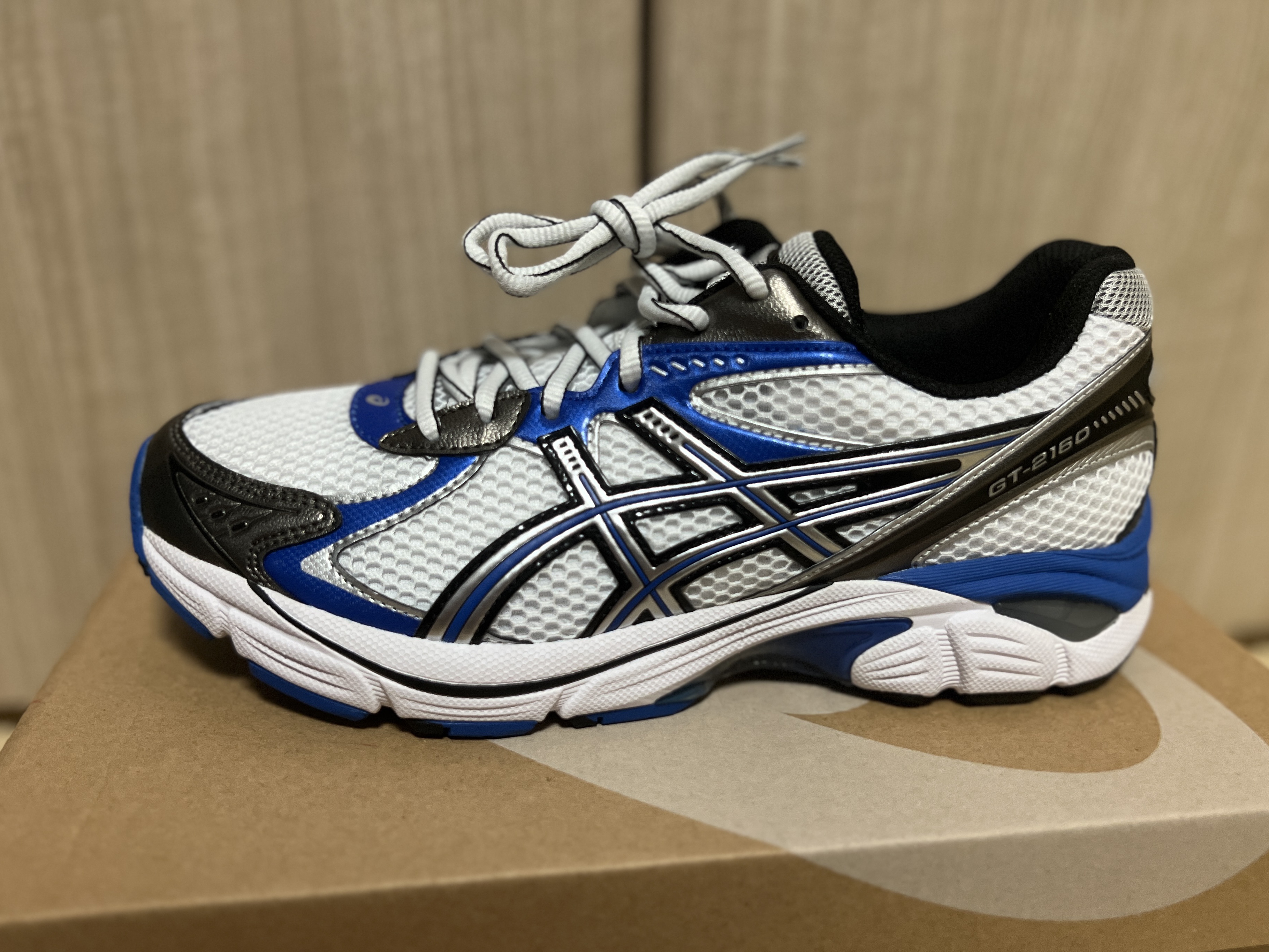 Asics GT-2160 White Illusion Blue 착용 스타일 - 1