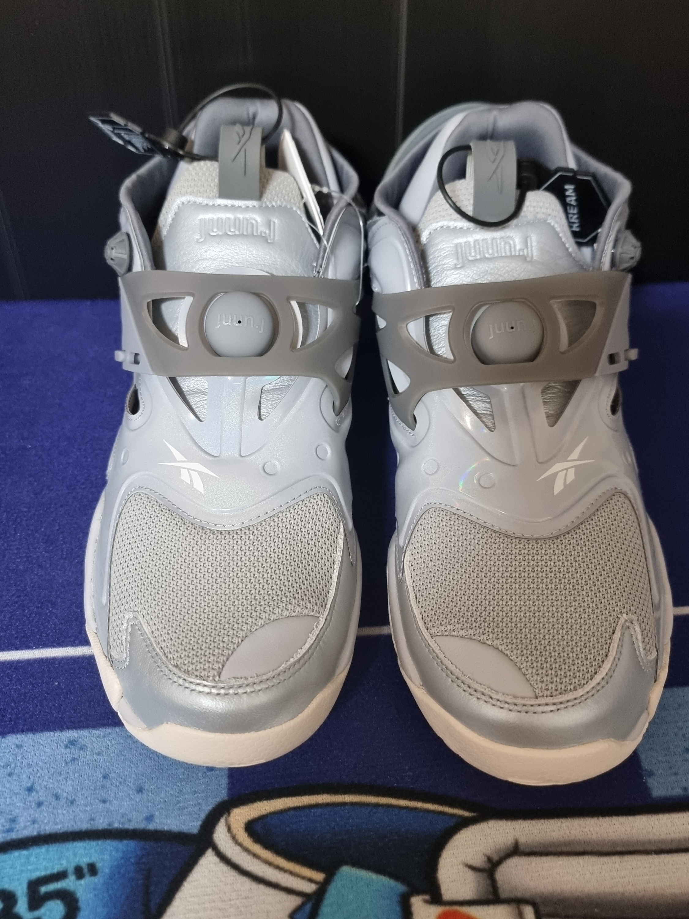 Reebok x Juun.J Pump Court Cold Grey 착용 스타일 - 1