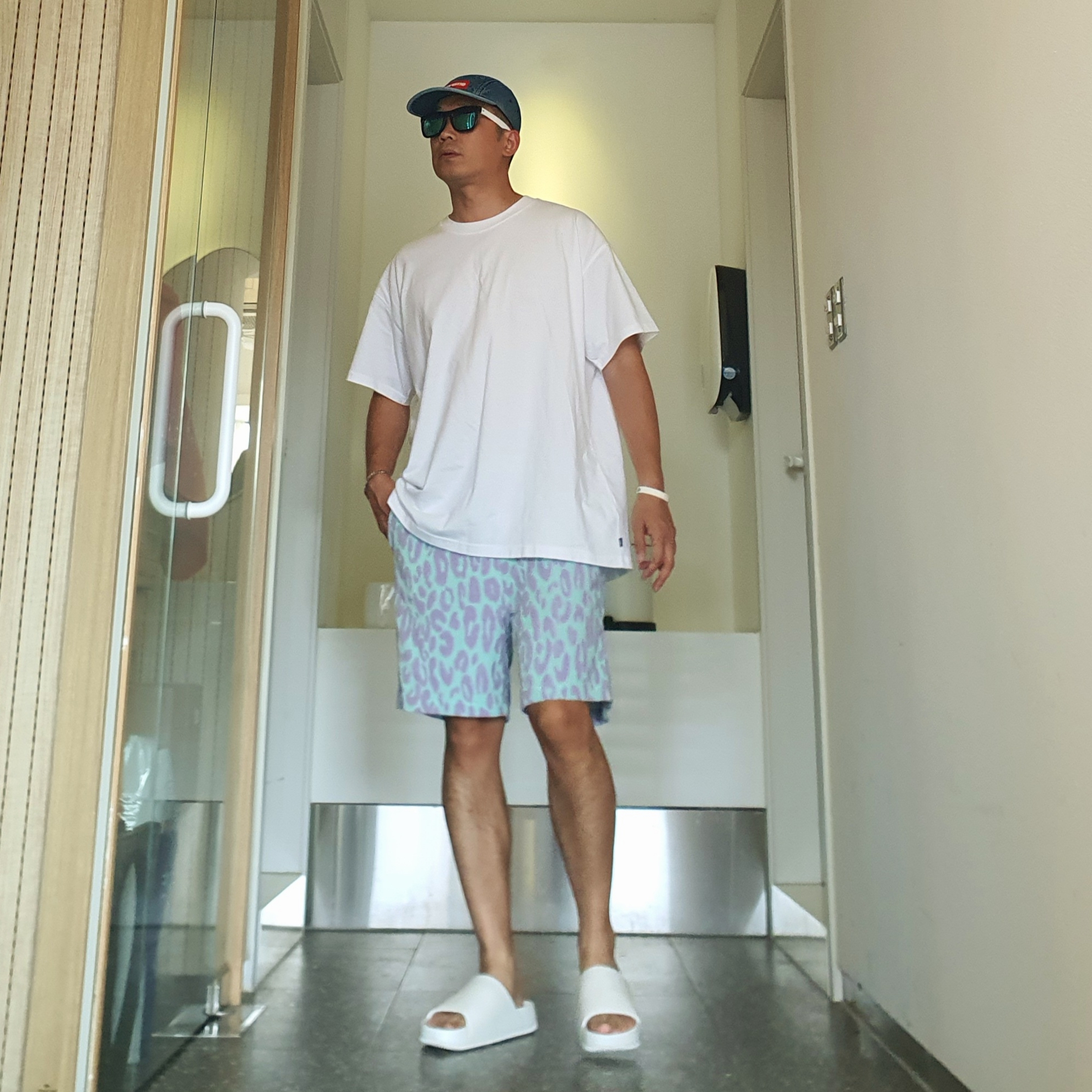 Nike Calm Slide Sail 착용 스타일 - 2