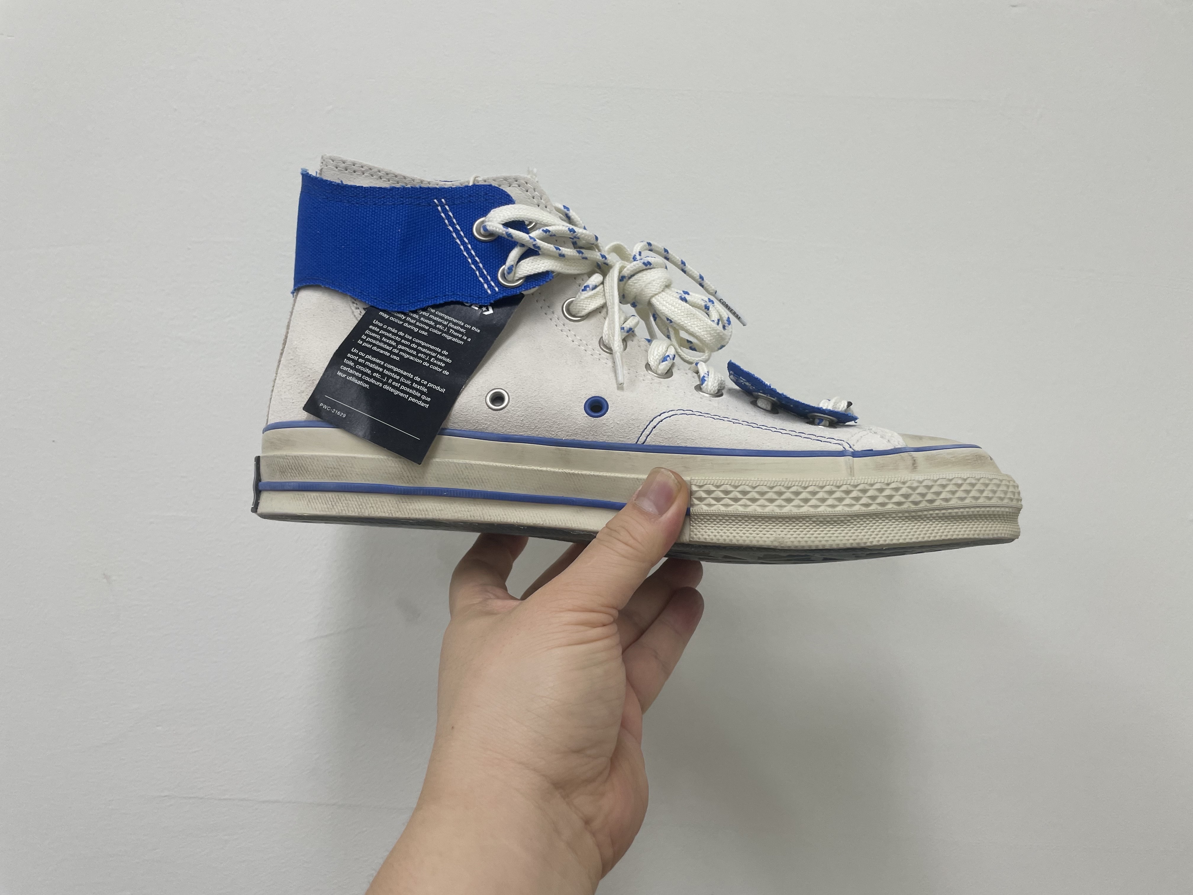 Converse x Ader Error Chuck 70 High White 착용 스타일 - 2