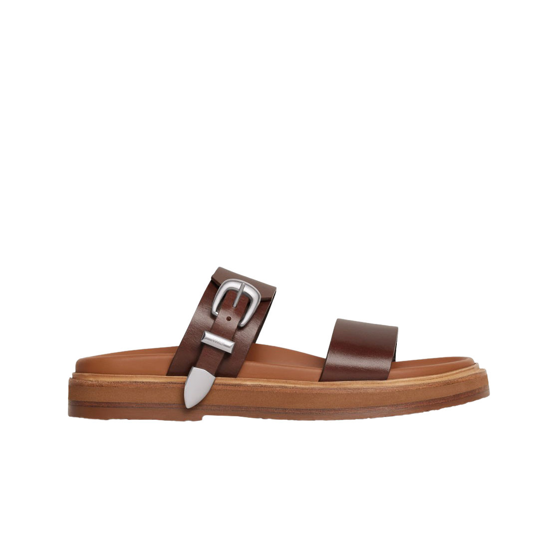 353923778C-19DK Celine Tippi in Calfskin - Vegetal Tanning Dark Brown