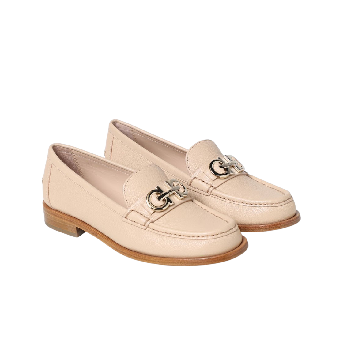 (W) 페라가모 간치니 오너먼트 로퍼 페탈 - D((W) Ferragamo Gancini Ornament Loafer Petal - D) - 2