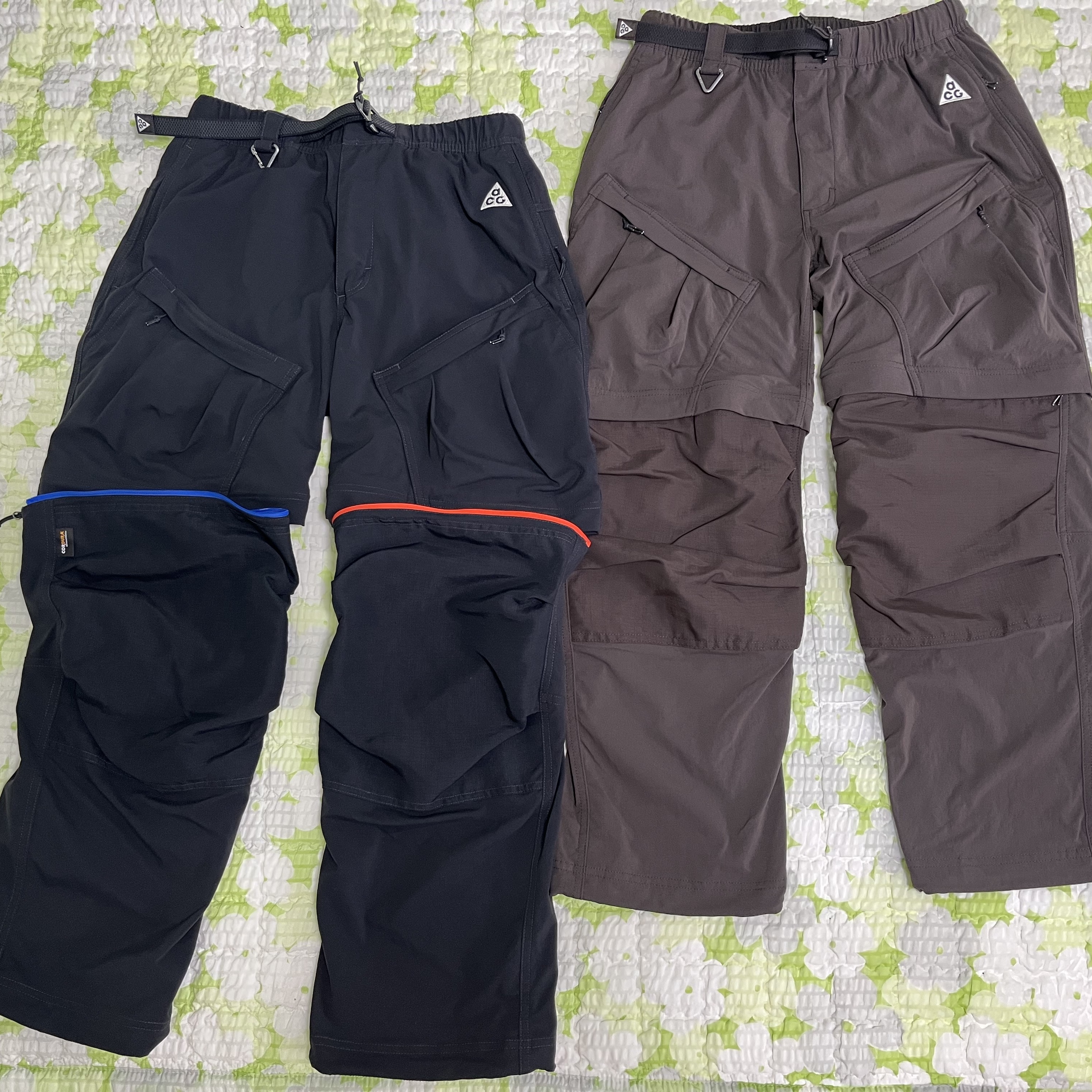 Nike ACG Smith Summit Cargo Pants Velvet Brown - Asia, Nike ACG Smith Summit Cargo Pants Black - Asia 착용 스타일 - 1