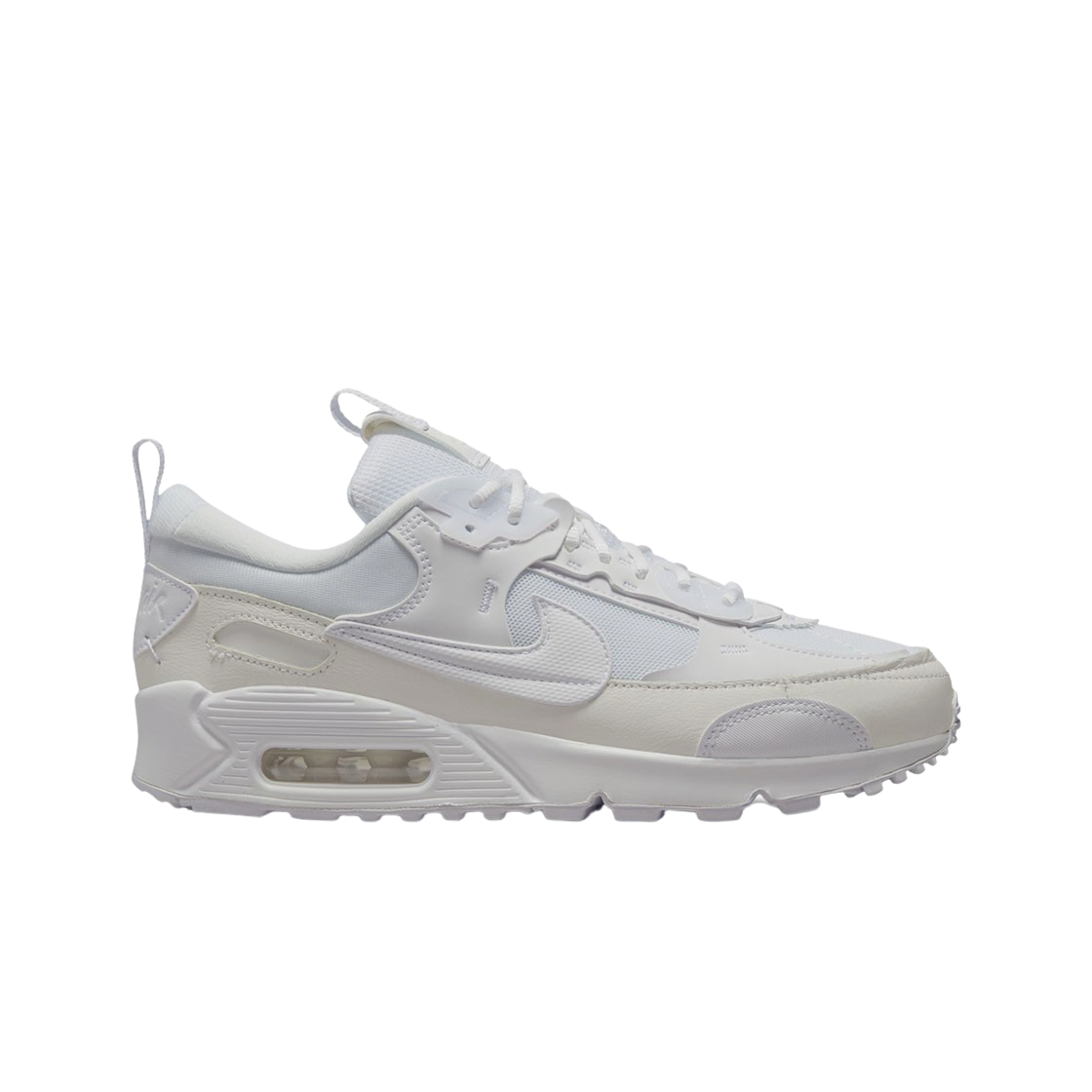 (W) 나이키 에어맥스 90 퓨추라 트리플 화이트((W) Nike Air Max 90 Futura Triple White)