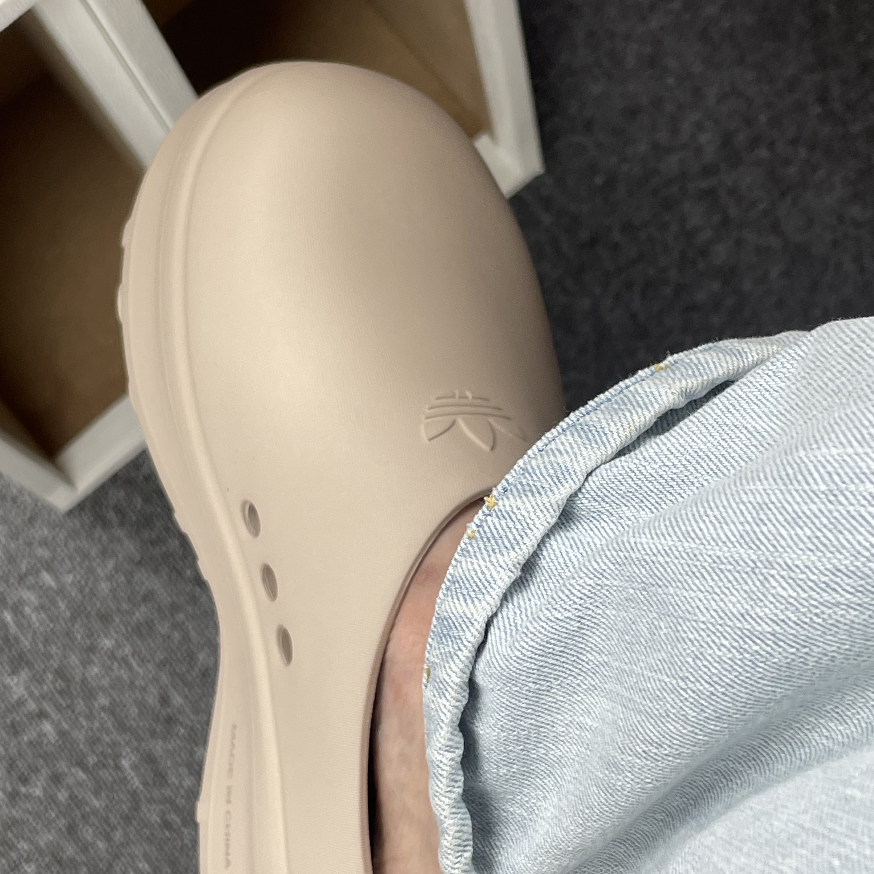 (W) Adidas Adifom Stan Smith Mule Wonder Taupe 착용 스타일