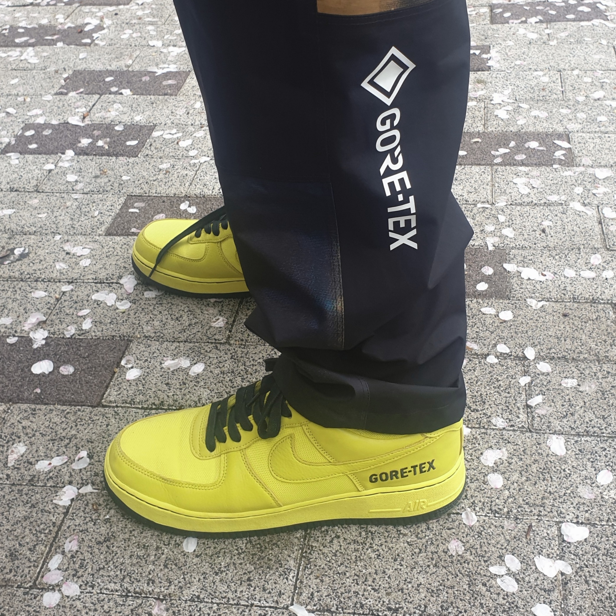 Nike Air Force 1 Low Gore-Tex Light Bone, Jordan Fearless Gore-Tex Pants 착용 스타일 - 2