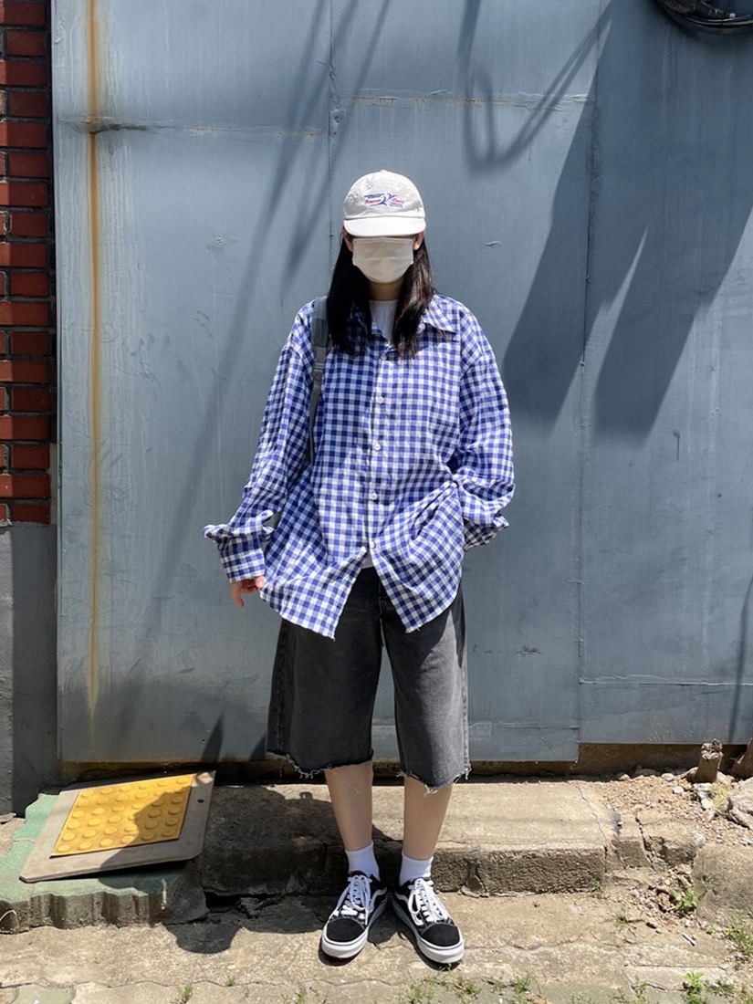 Vans Vault OG Old Skool LX Black 착용 스타일 - 1