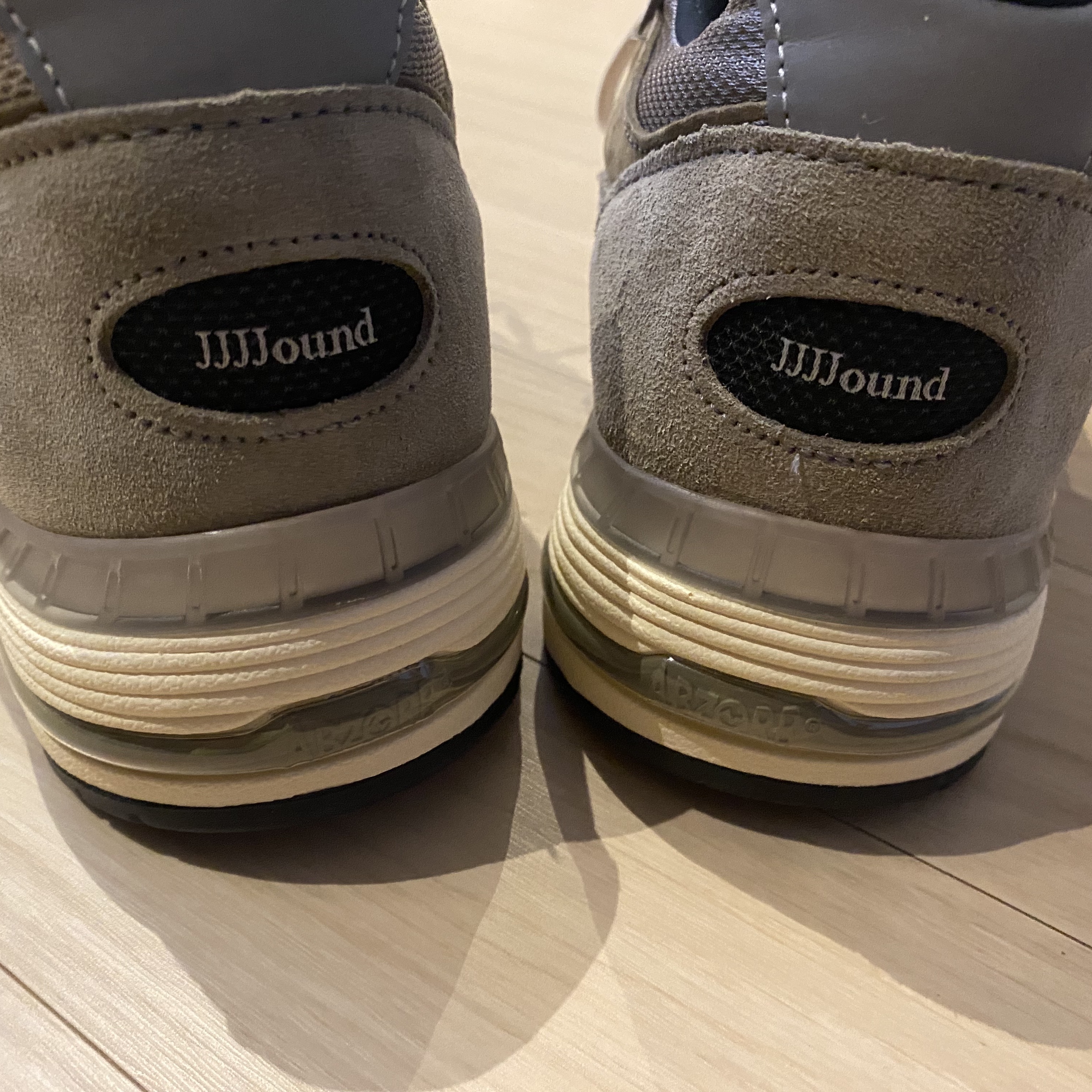 New Balance x JJJJound 991 Made in UK Grey 착용 스타일 - 3