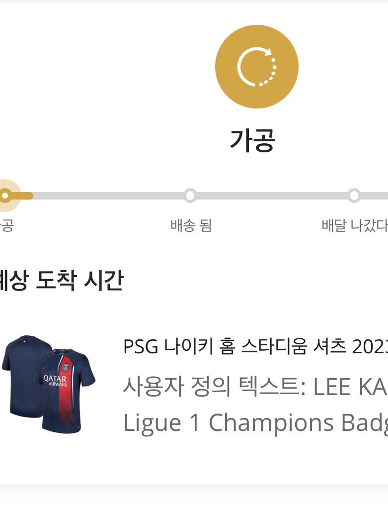 Nike Paris Saint-Germain 2023/24 Dri-Fit Stadium Home Jersey Midnight Navy (Non Marking Ver.) 착용 스타일 - 2