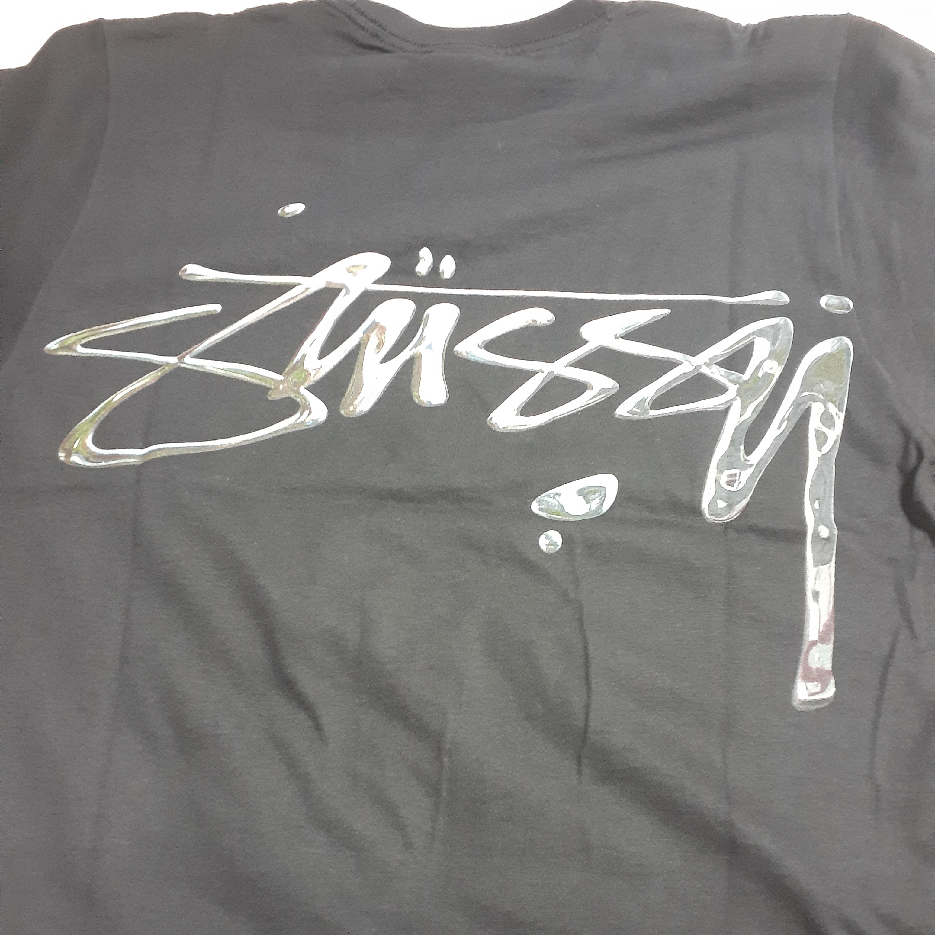Stussy Mercury T-Shirt Black 착용 스타일 - 2