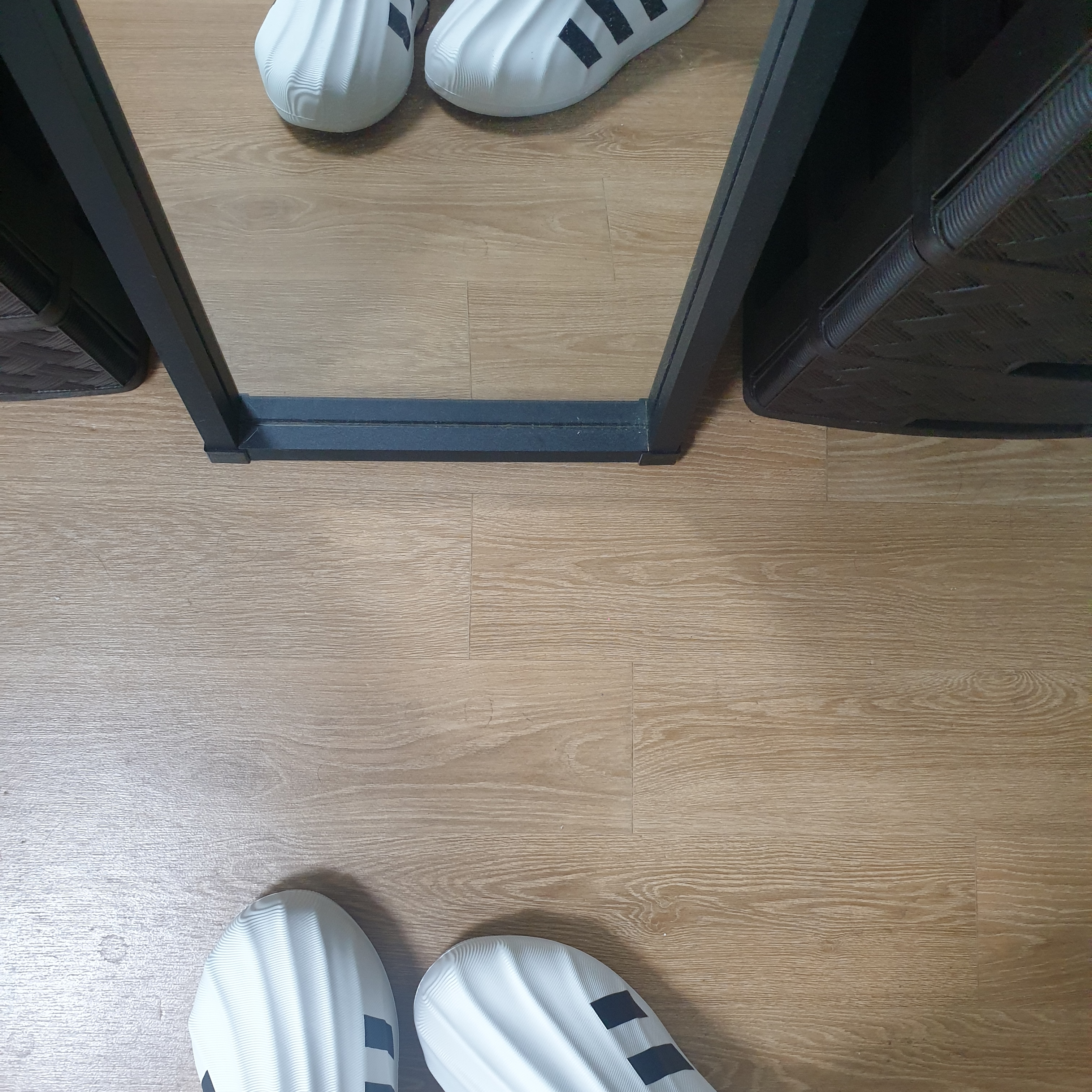 Adidas Adifom Superstar Core White 착용 스타일 - 3