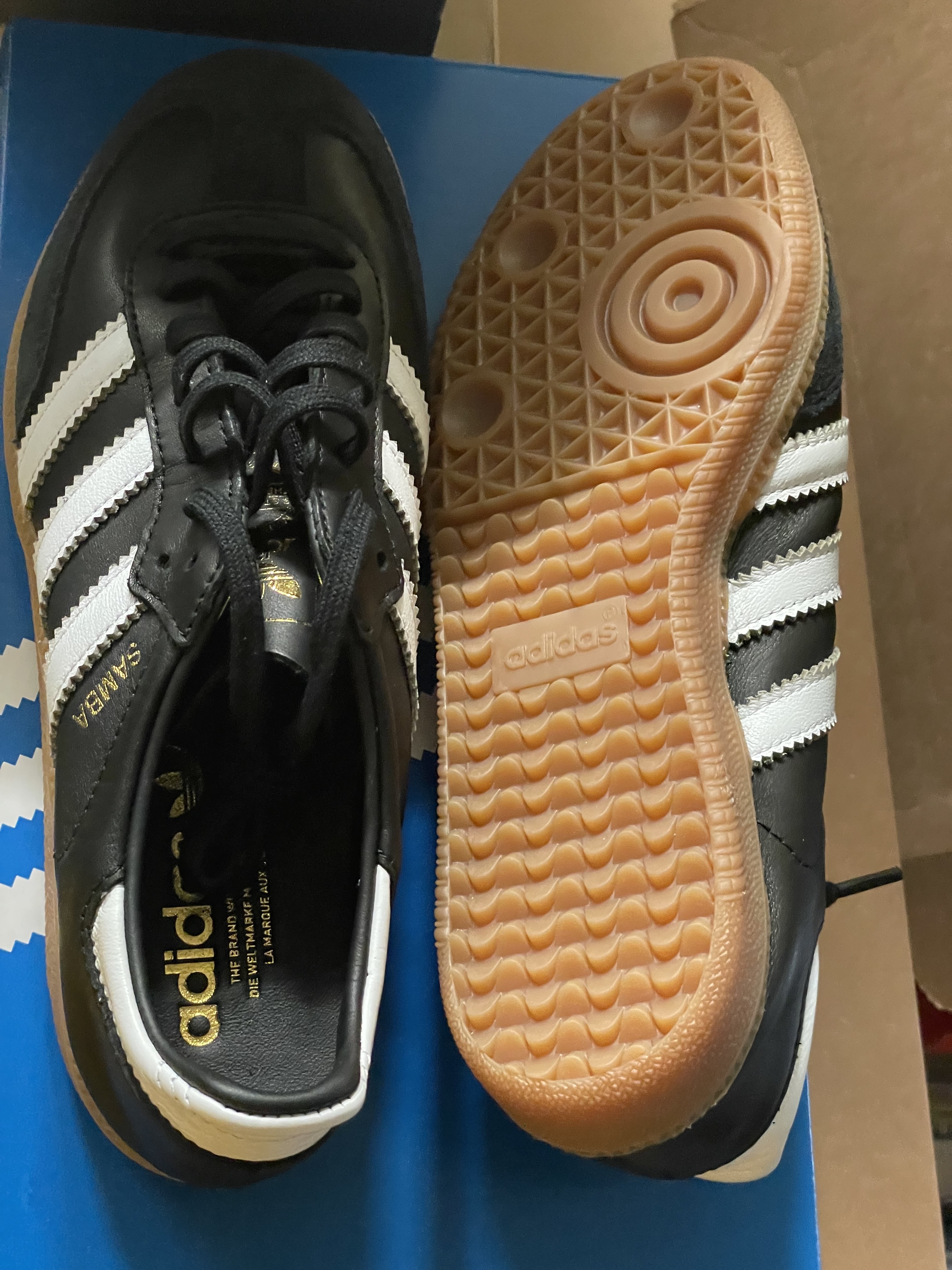 Adidas Samba Decon Core Black 착용 스타일 - 4