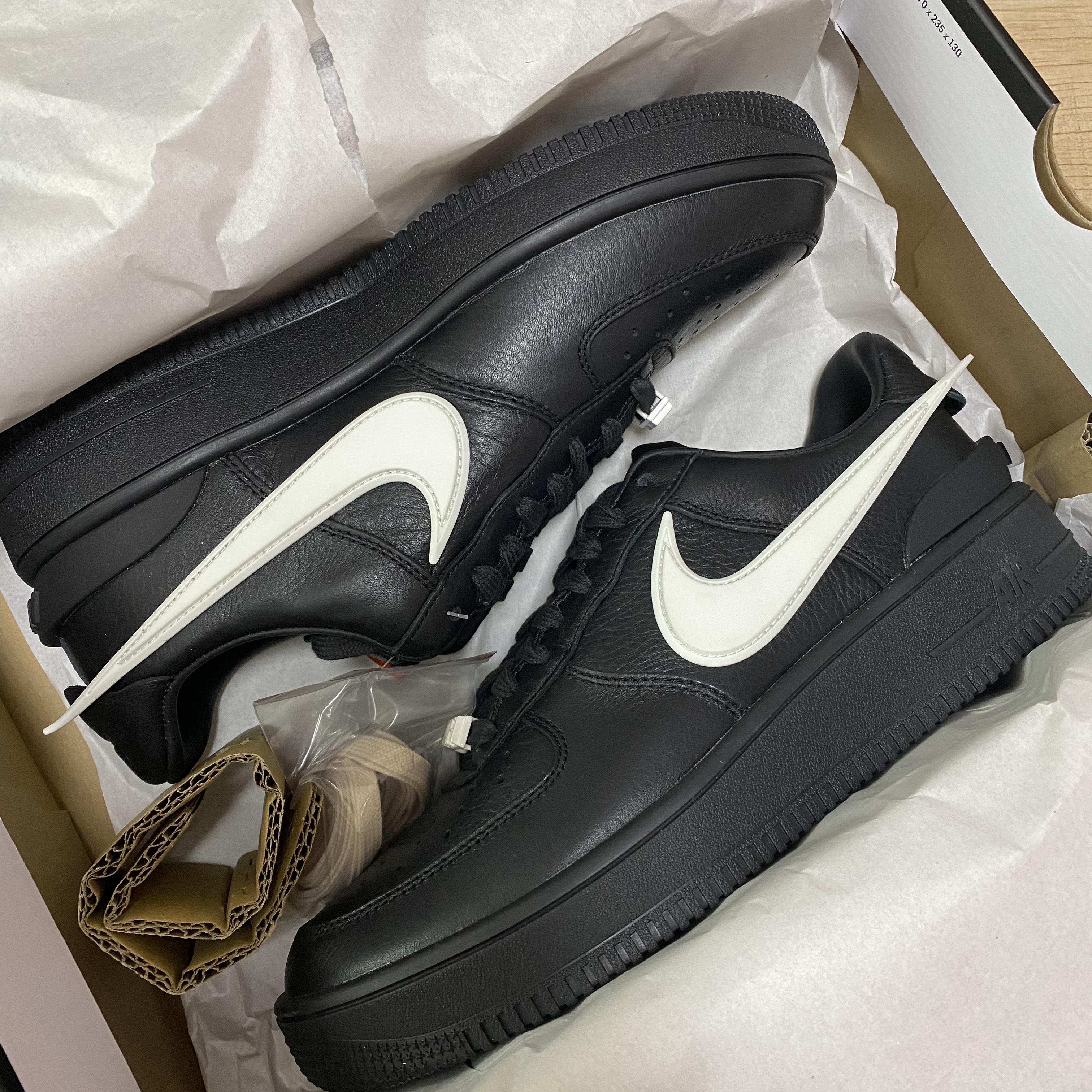 Nike x Ambush Air Force 1 Low SP Black 착용 스타일