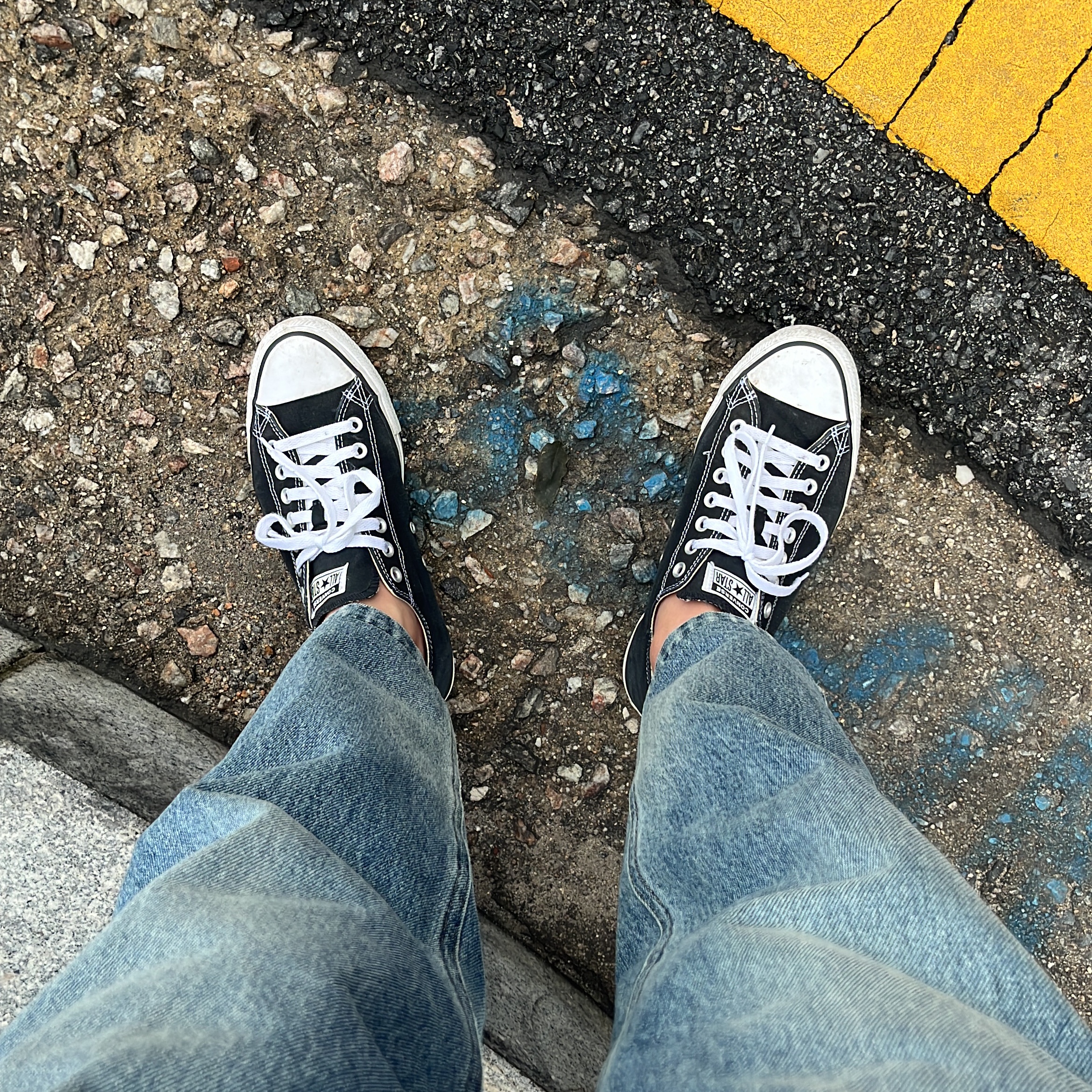 Converse Chuck Taylor All Star Ox Black 착용 스타일