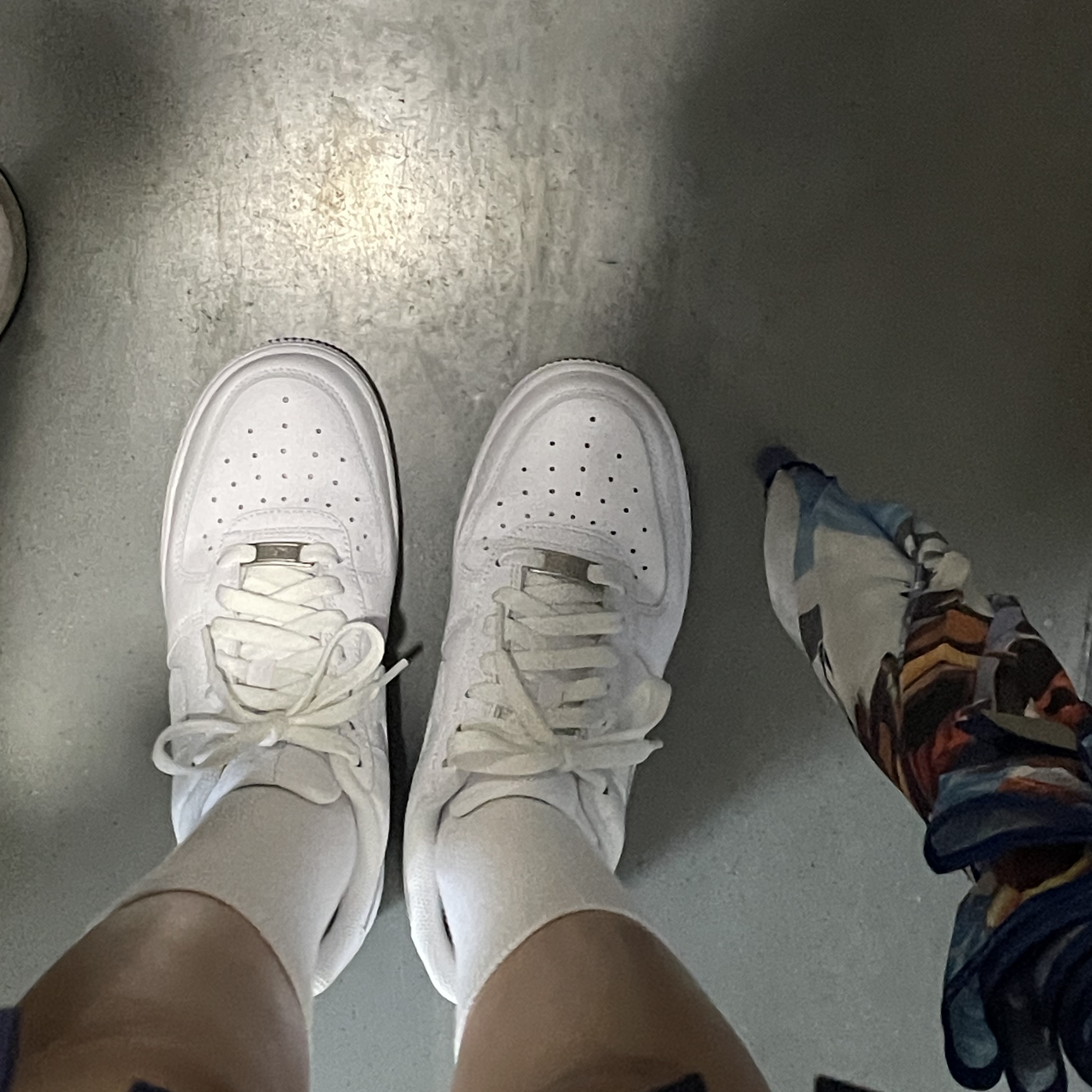 (W) Nike Air Force 1 '07 Low White 착용 스타일
