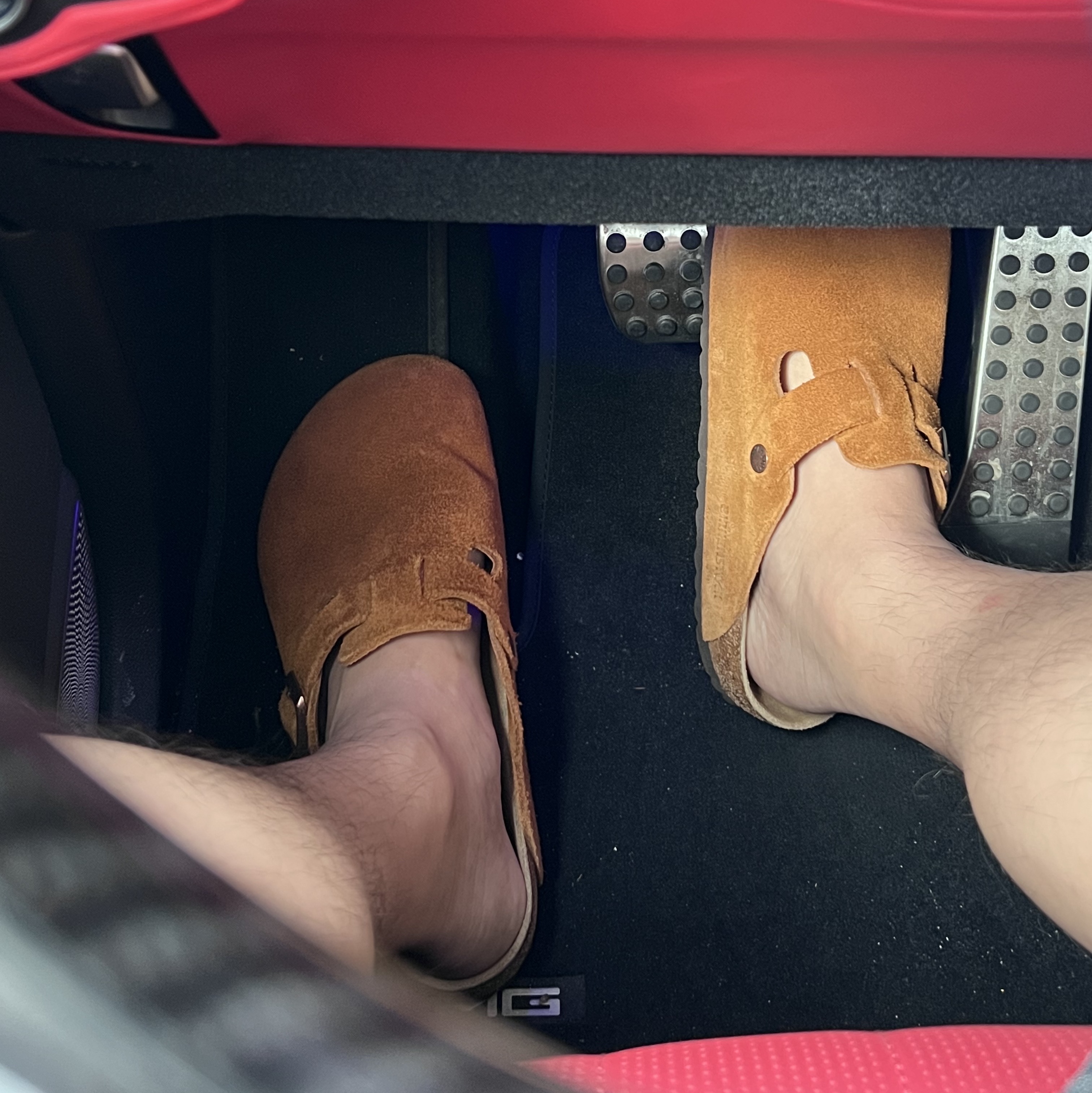 Birkenstock Boston Soft Footbed Mink - Regular 착용 스타일
