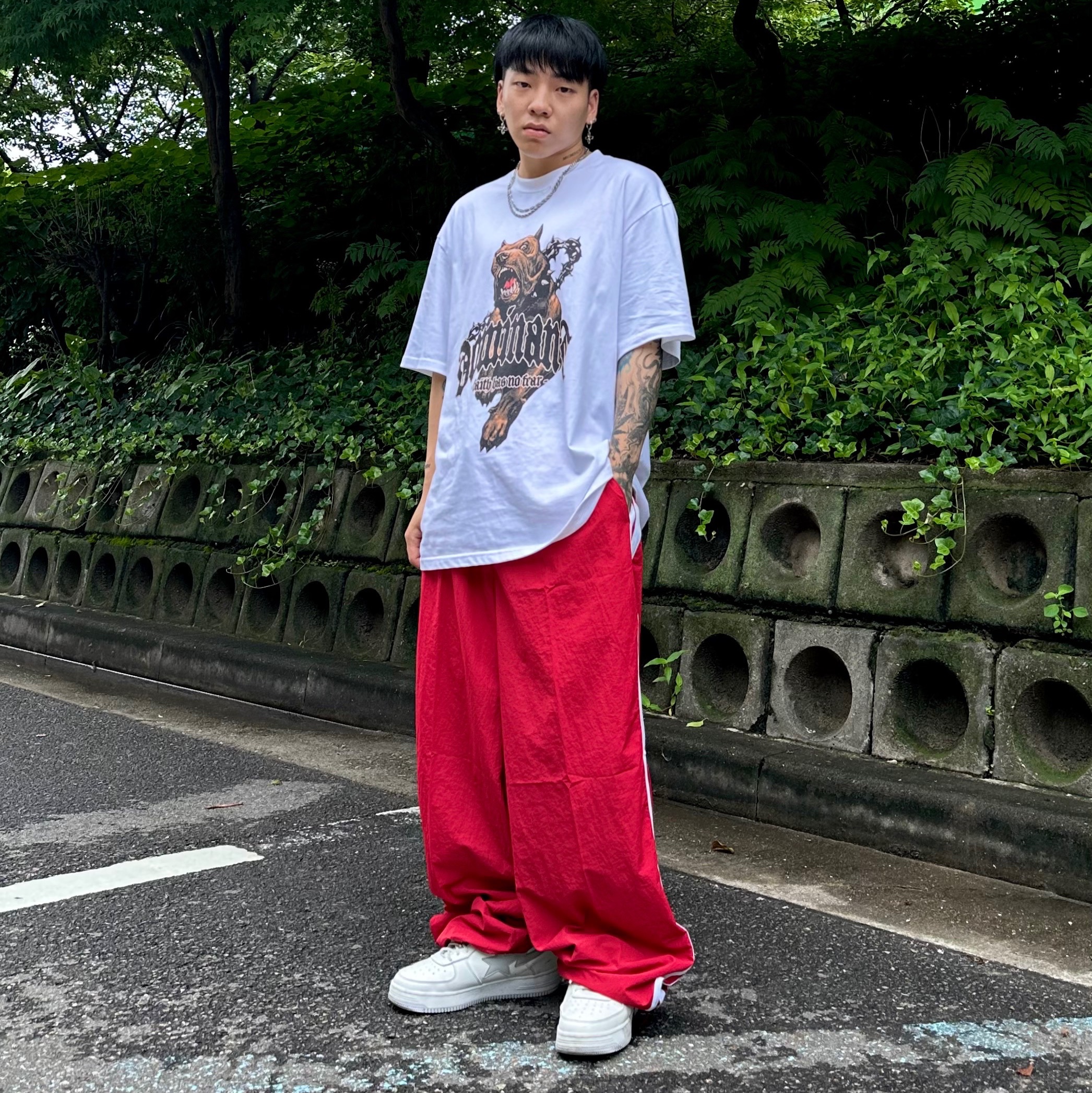 BAPE x JJJJound Bape Sta Low White Light Grey 착용 스타일 - 4