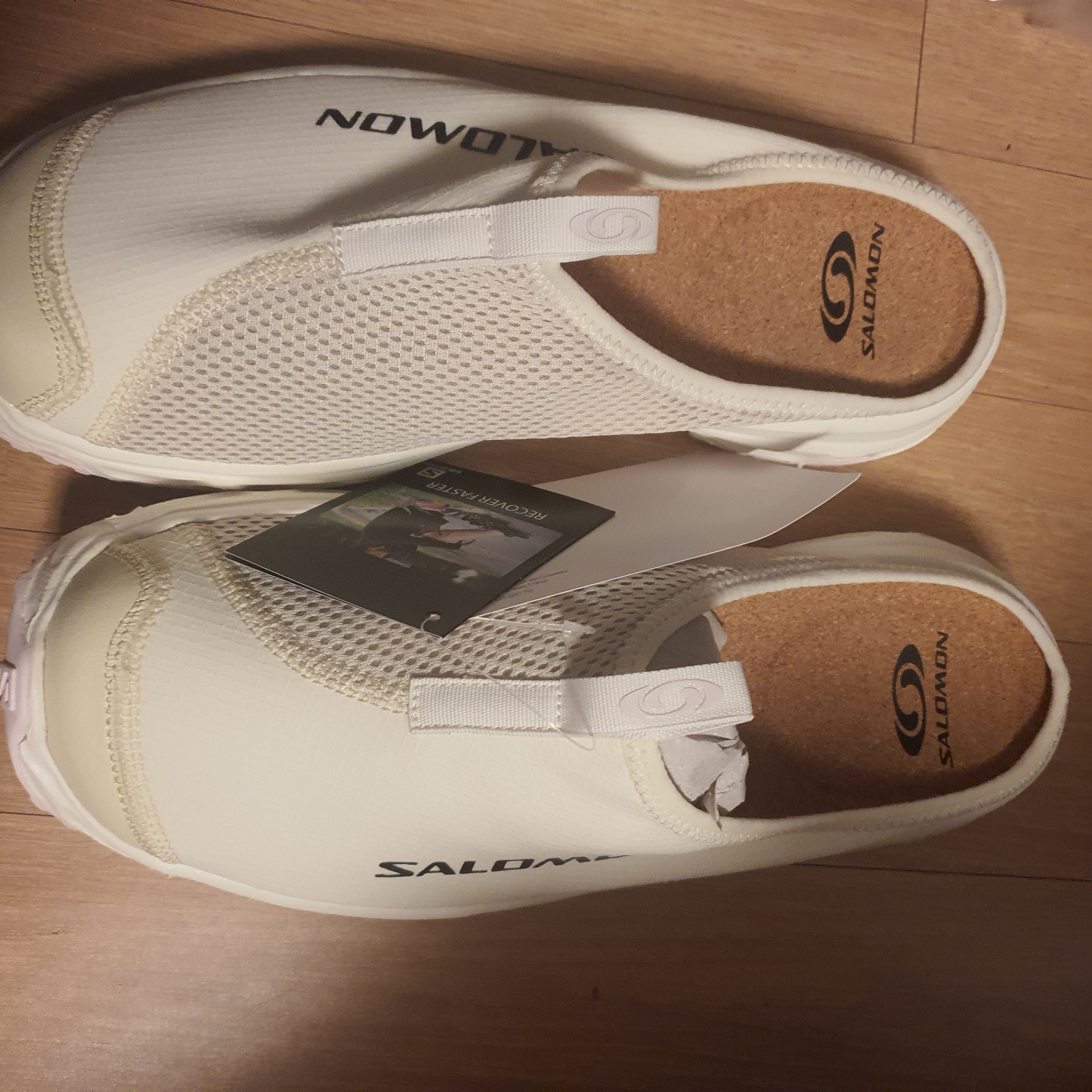 Salomon RX Slide 3.0 Vanilla Cradle Pink 착용 스타일