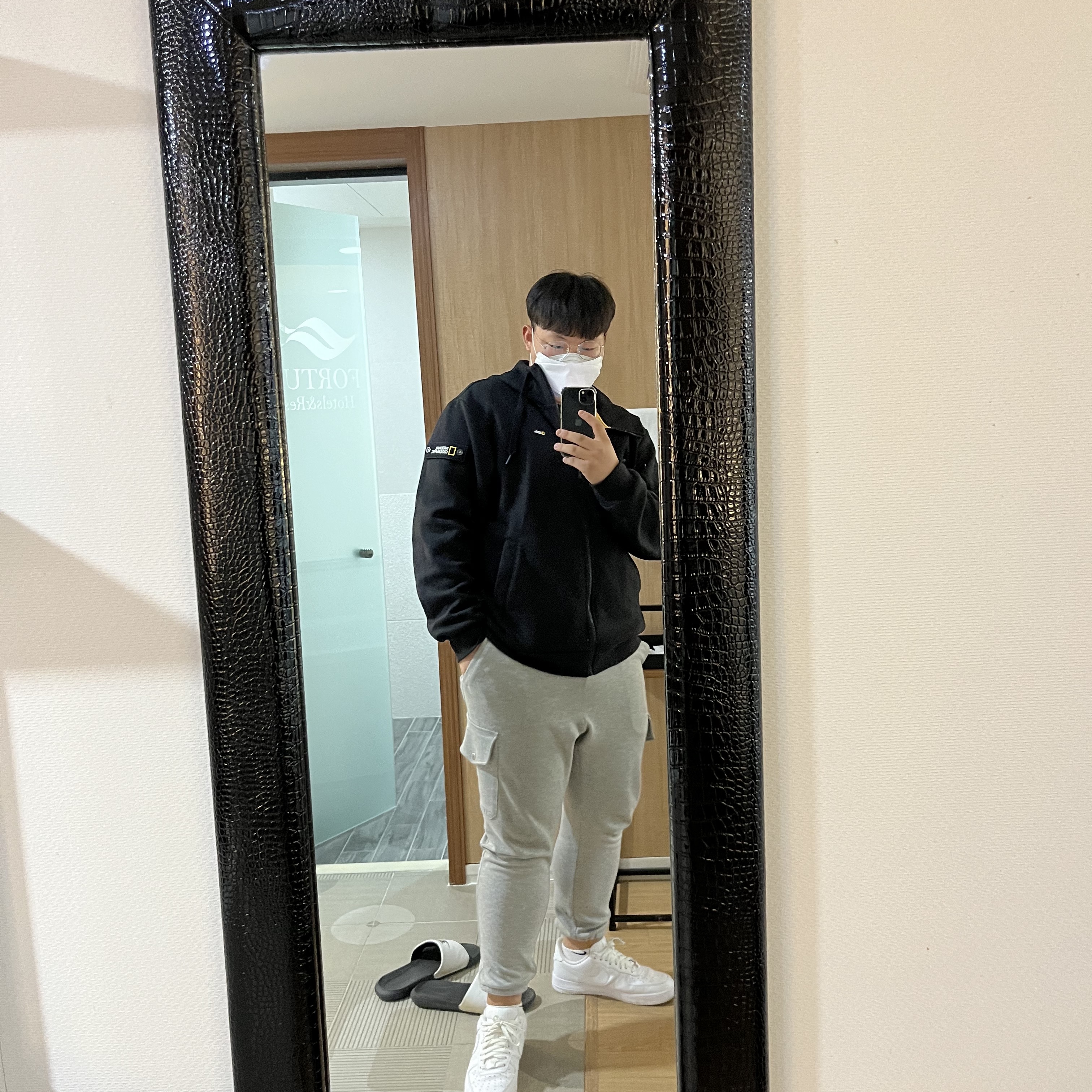 Nike Air Force 1 '07 Low White 착용 스타일