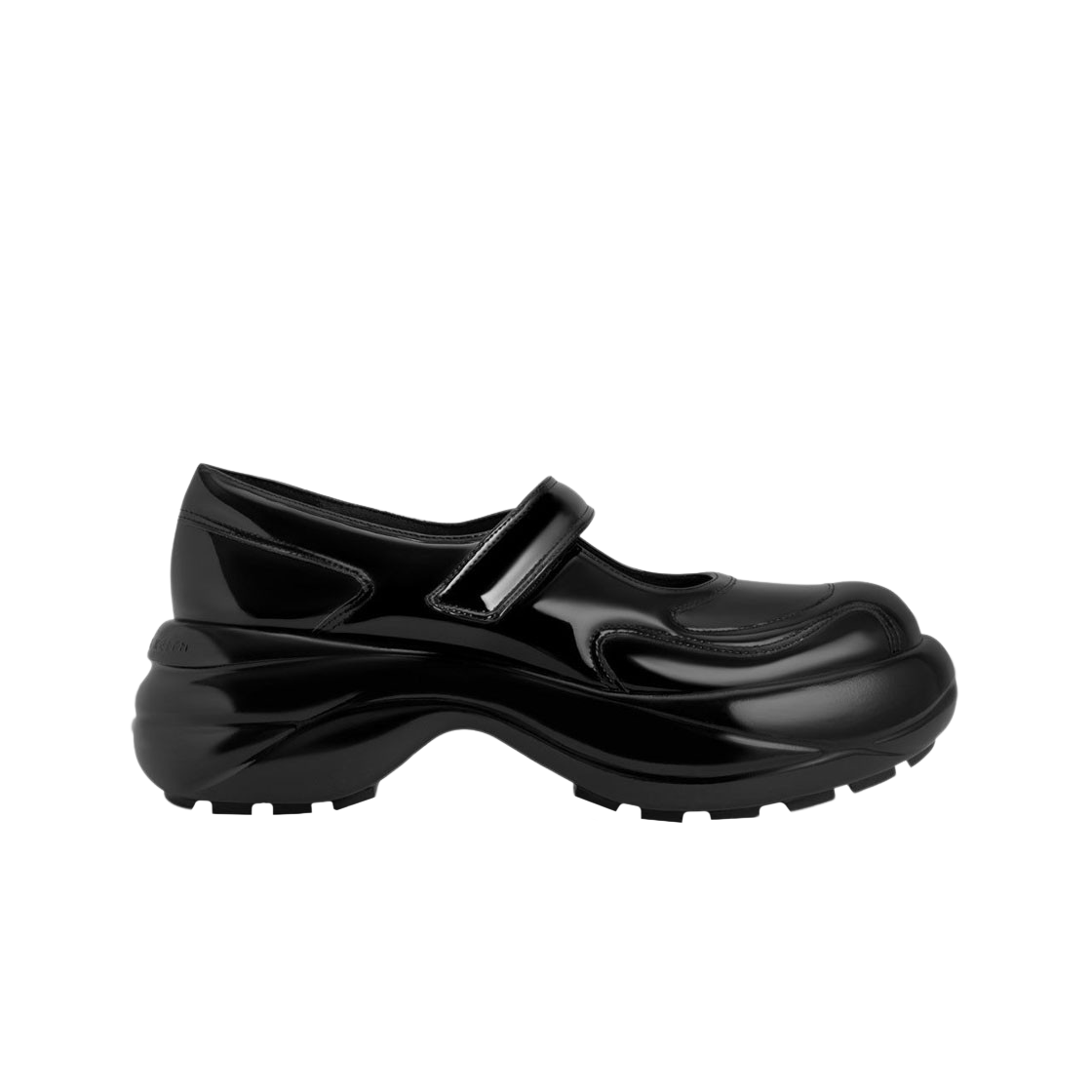 CK1-70900400 (W) Charles & Keith Roony Patent Mary Janes Black