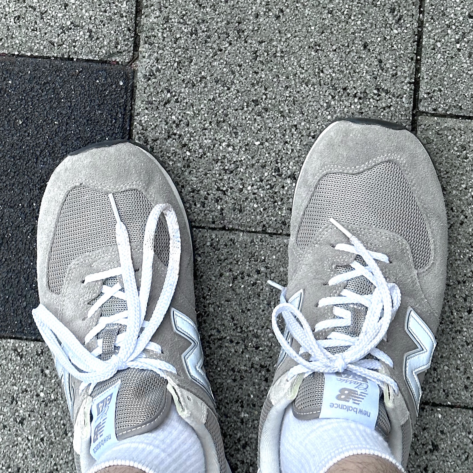 New Balance 574 Worn By Anyone Grey - D Standard 착용 스타일