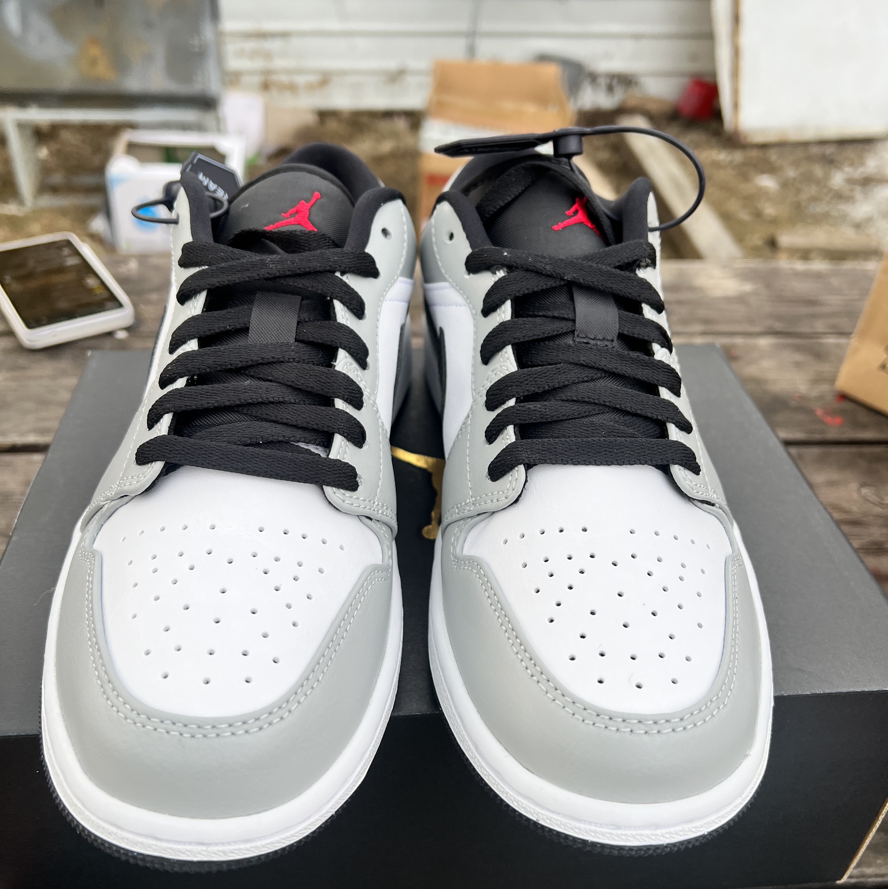 Jordan 1 Low Light Smoke Grey 착용 스타일 - 4