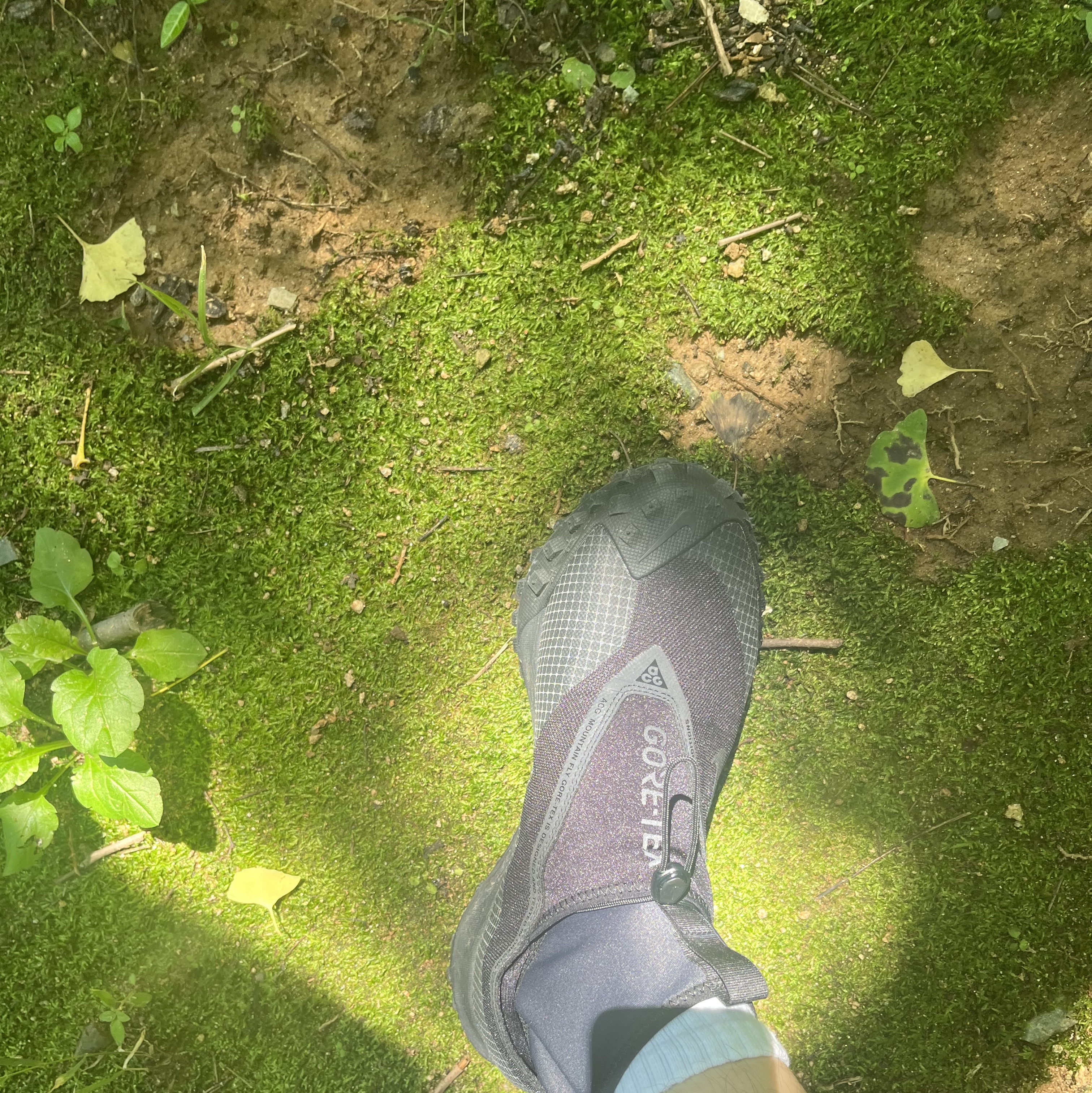Nike ACG Mountain Fly Gore-Tex Black and Dark Grey 착용 스타일