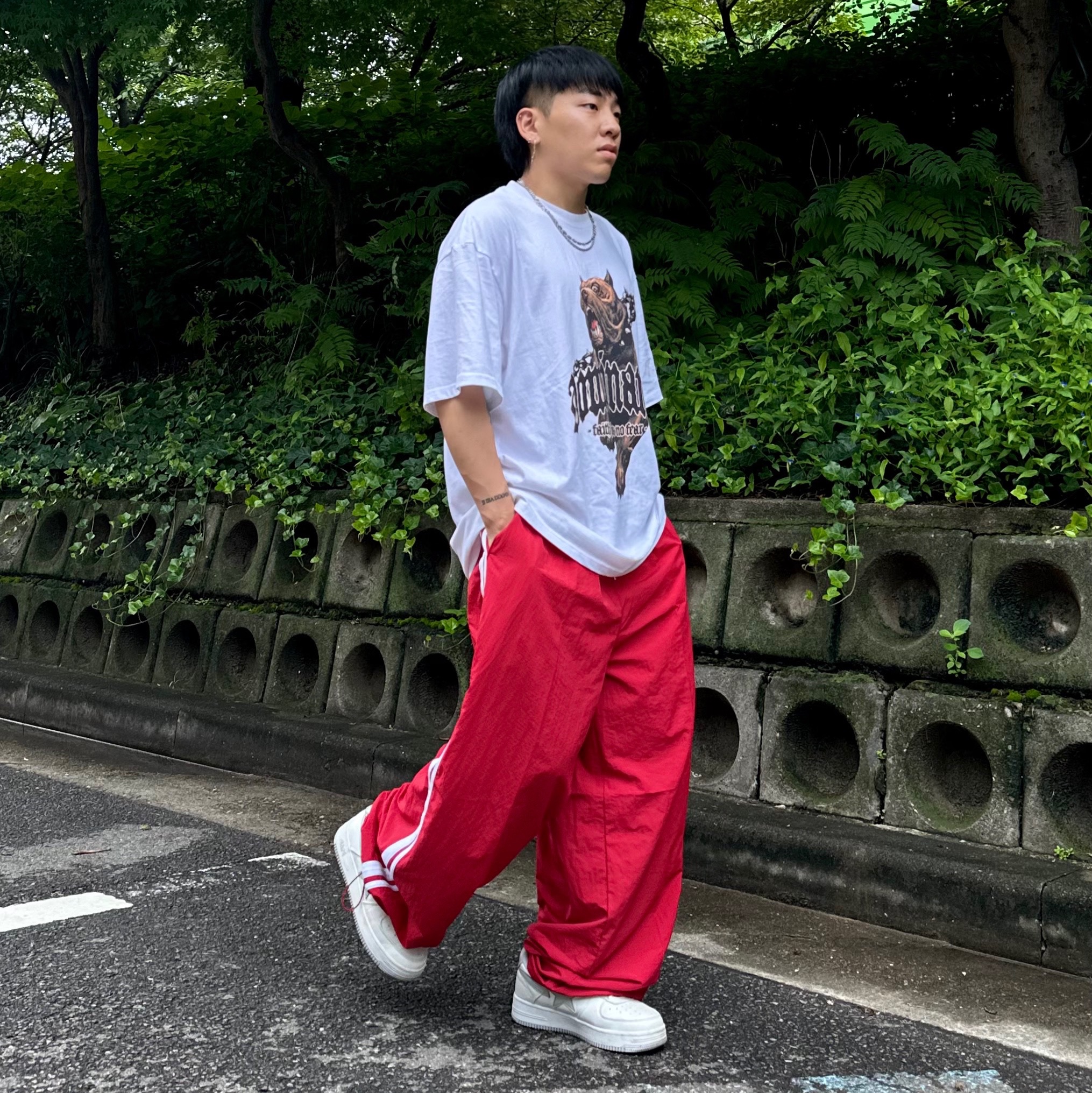 BAPE x JJJJound Bape Sta Low White Light Grey 착용 스타일 - 2