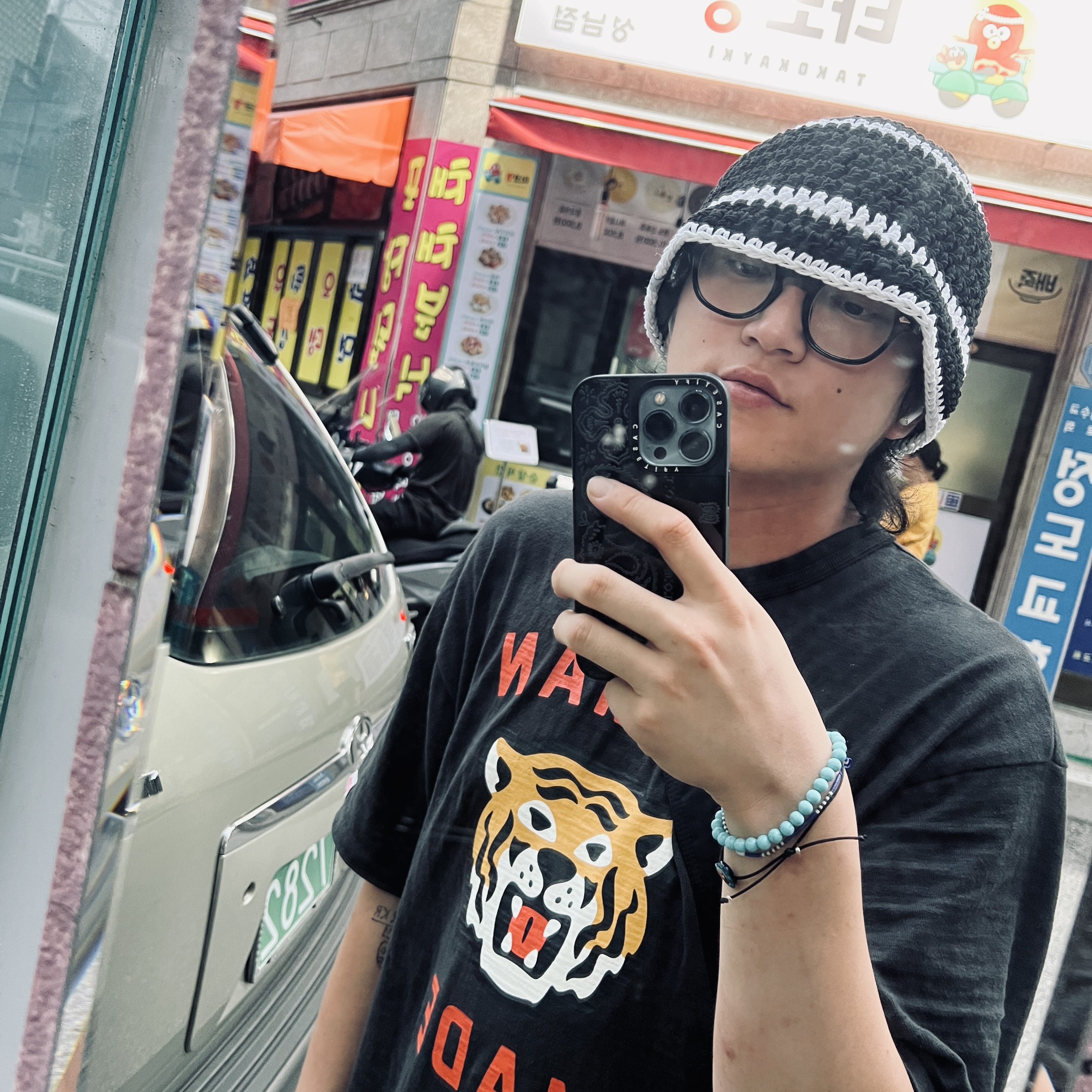 Human Made Graphic T-Shirt #05 Black 착용 스타일