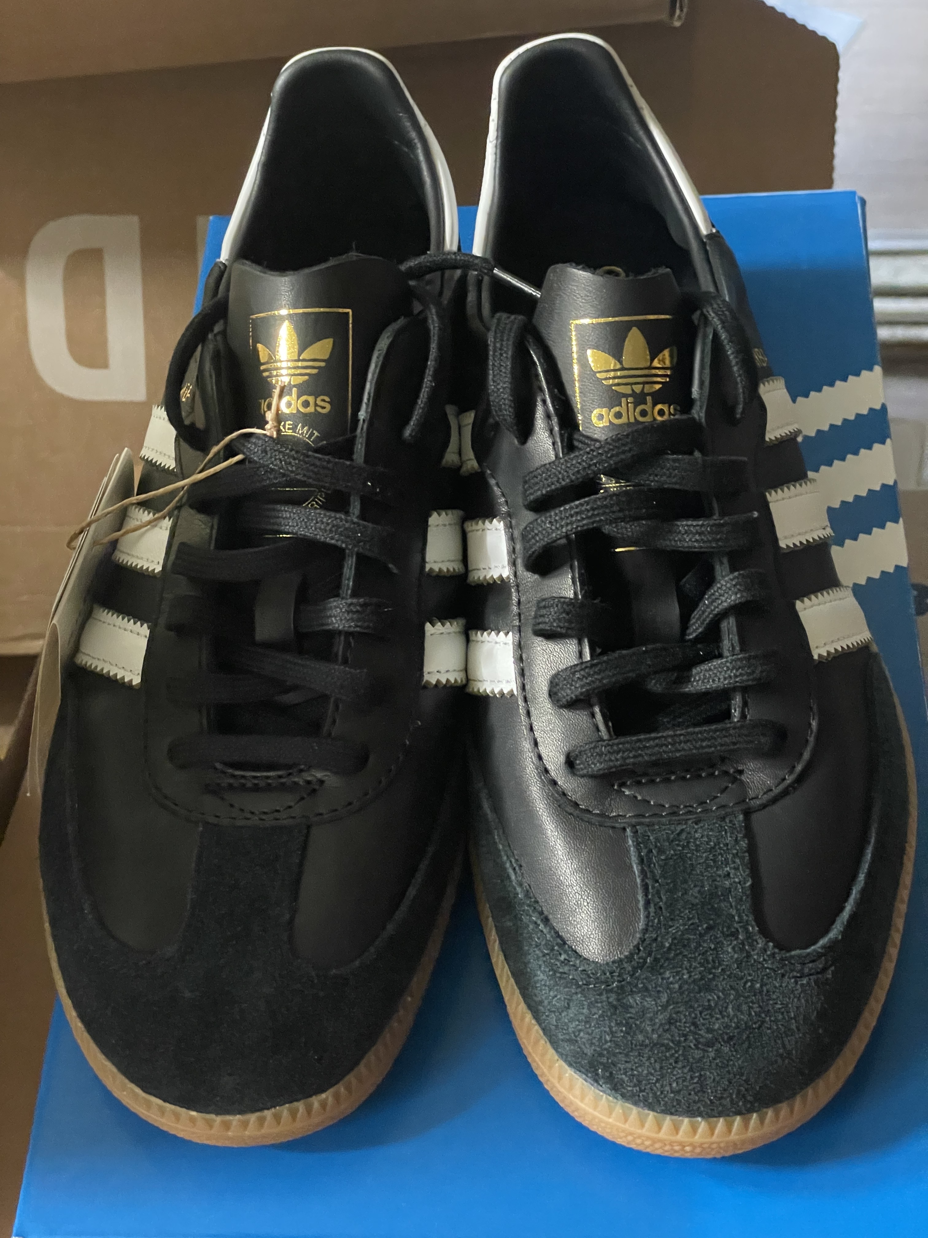 Adidas Samba Decon Core Black 착용 스타일 - 3