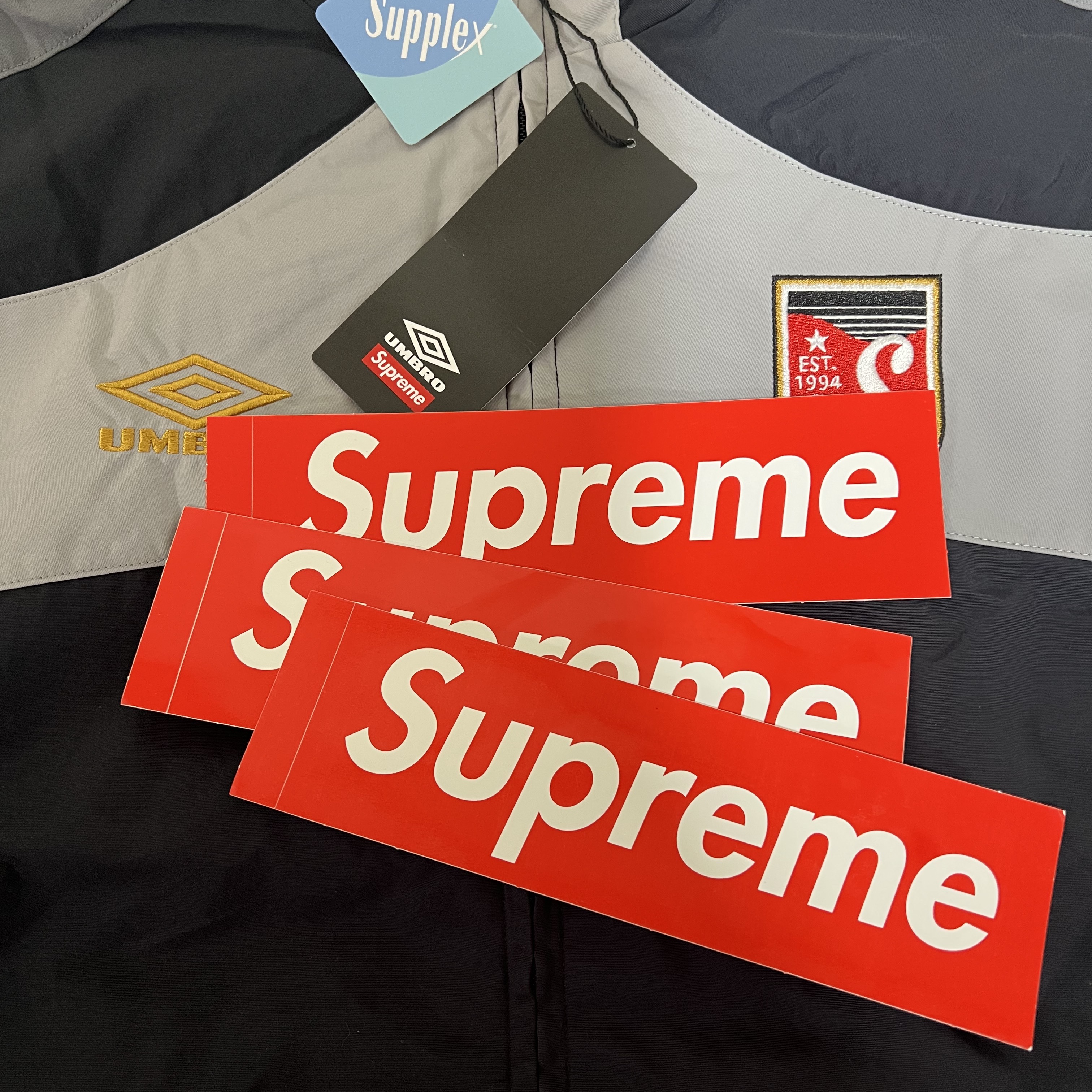 Supreme x Umbro Track Jacket Black - 23SS 착용 스타일 - 1