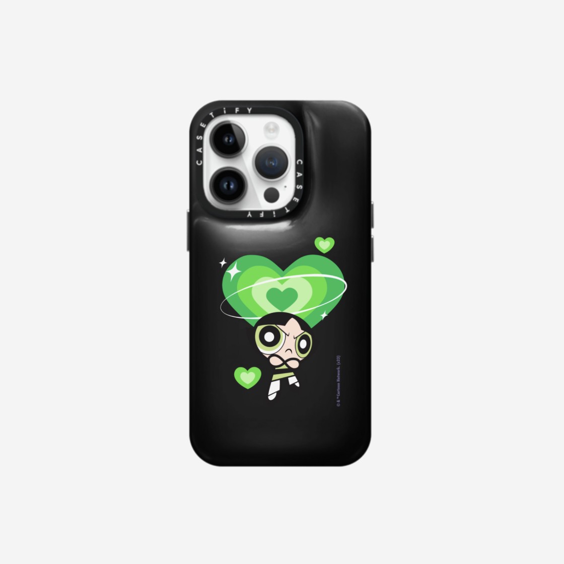 Casetify x The Powerpuff Girls Custom iPhone Buttercup Pillow Case Phantom Black 상세 이미지 1