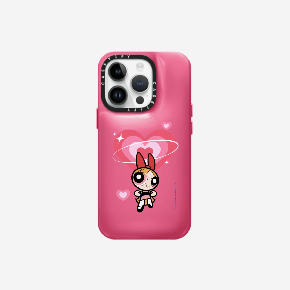 Casetify x The Powerpuff Girls Custom iPhone Blossom Pillow Case Berry Pink 상세 이미지 1