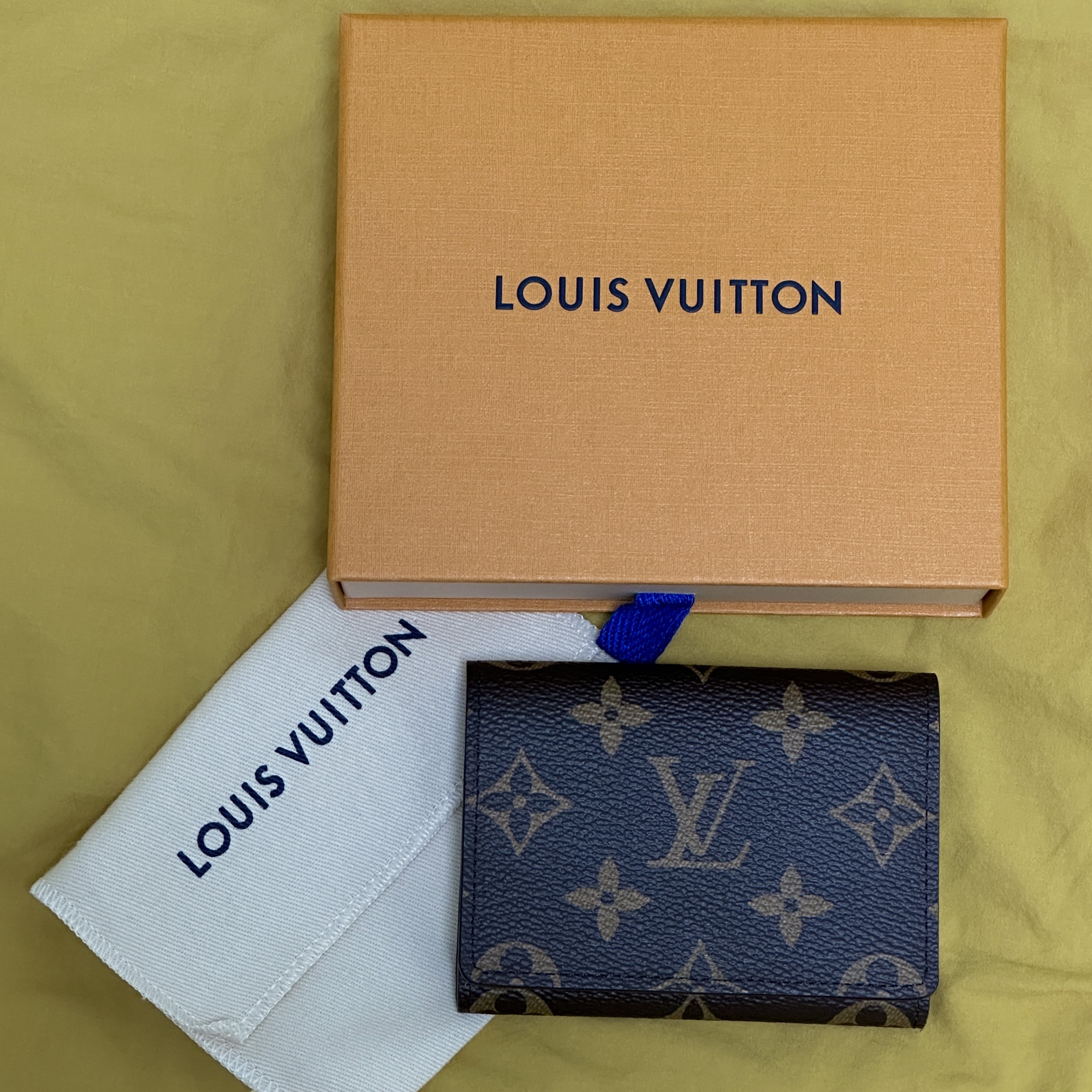 Louis Vuitton Envelope Business Card Holder Monogram 착용 스타일