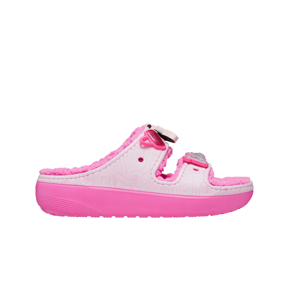 208883-6QQ Crocs x Barbie Cozzzy Sandal Electric Pink