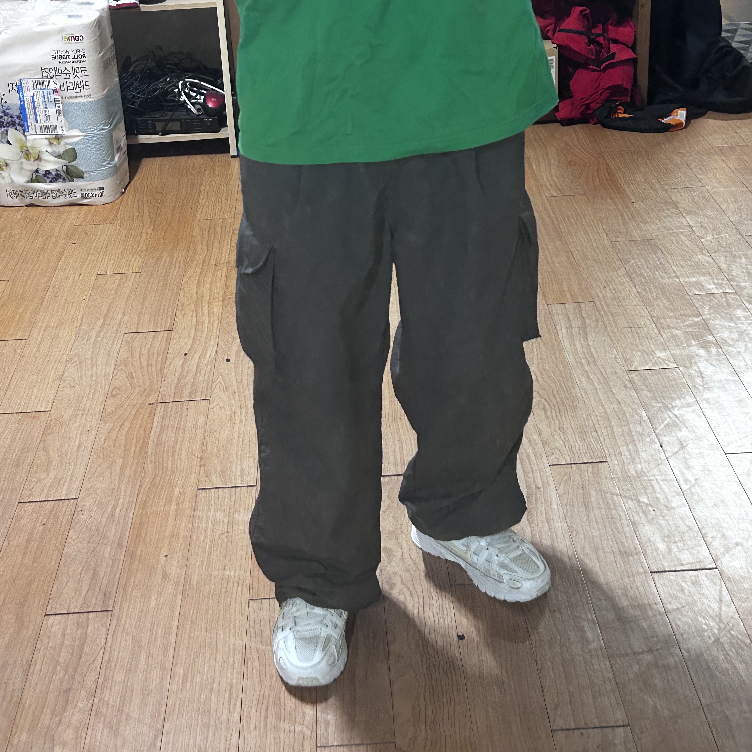 (W) Nike P-6000 White 착용 스타일