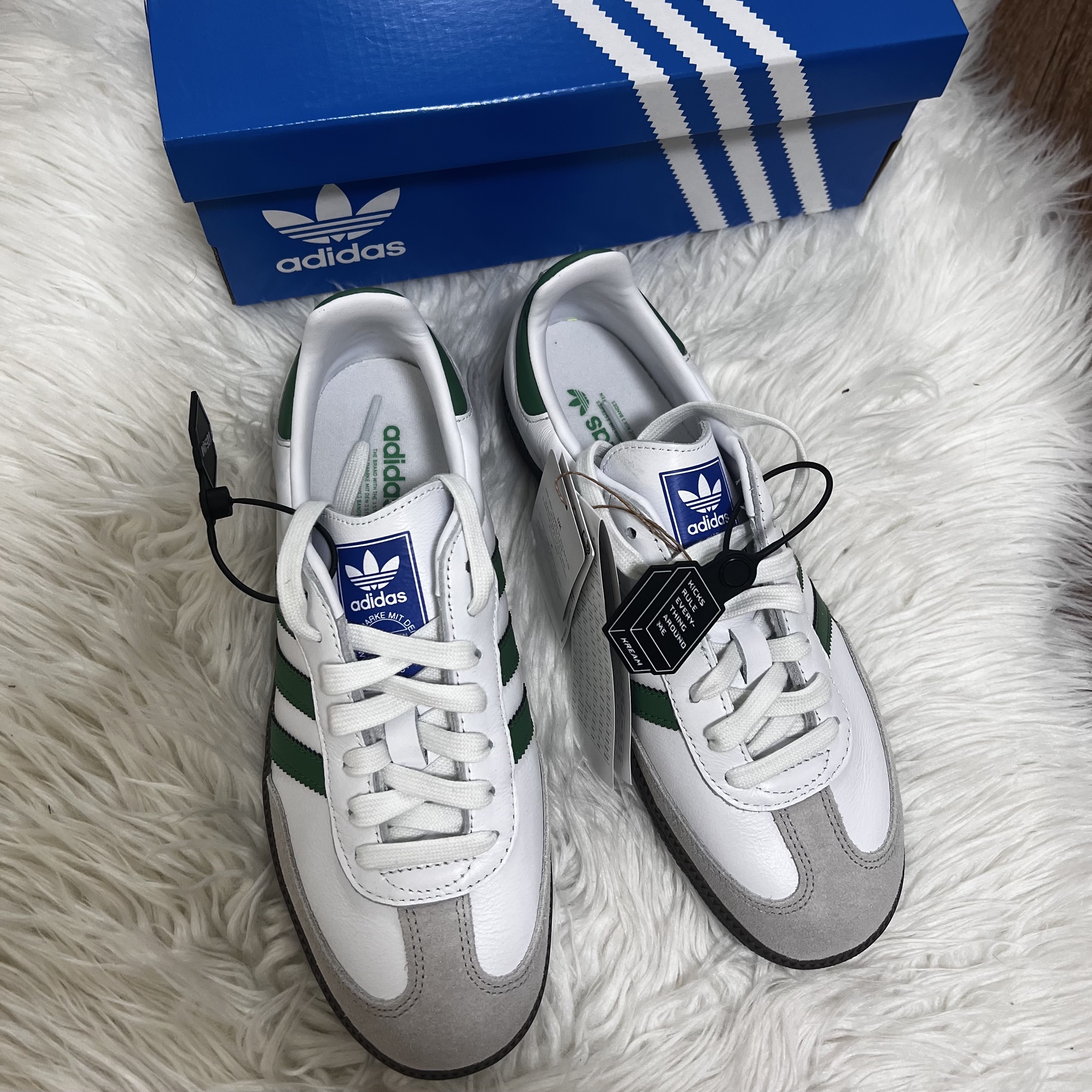 Adidas Samba OG White Green 착용 스타일 - 2