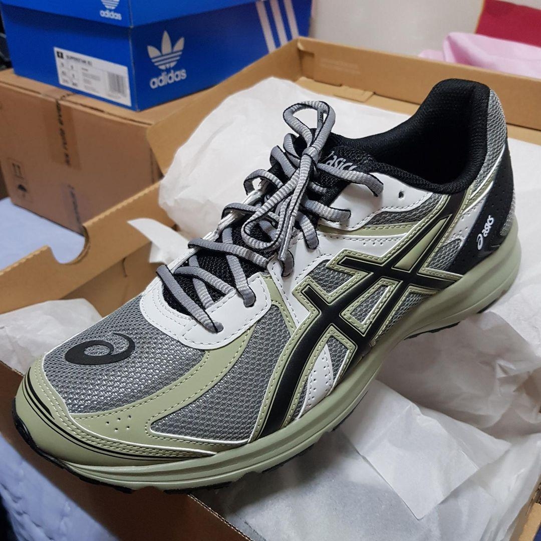 Asics Jog 100 S Sheet Rock - 2E Wide 착용 스타일