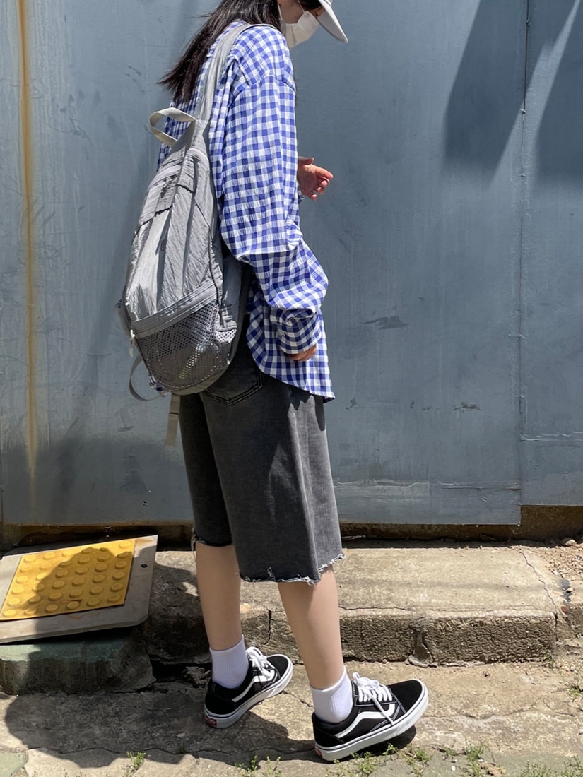 Vans Vault OG Old Skool LX Black 착용 스타일 - 4