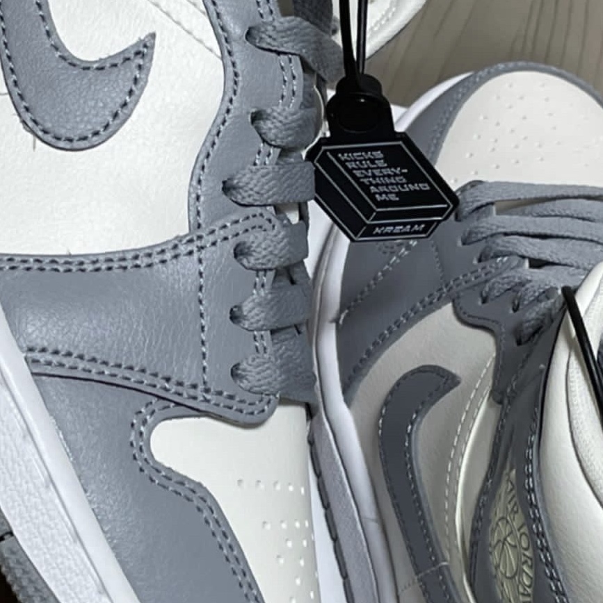 (W) Jordan 1 Mid Sail Stealth 착용 스타일 - 2