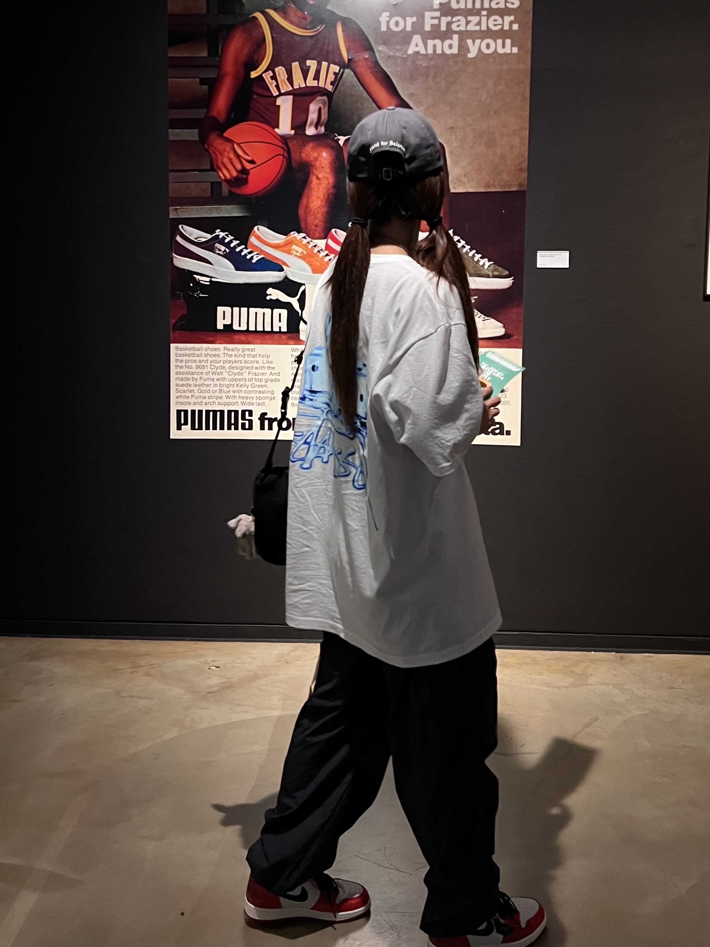 Stussy Melted T-Shirt White, Jordan 1 Retro High Spider-Man Next Chapter 착용 스타일