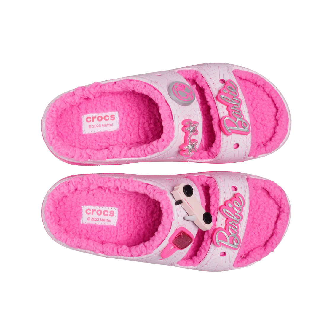 크록스 x 바비 코지 샌들 일렉트릭 핑크(Crocs x Barbie Cozzzy Sandal Electric Pink) - 2