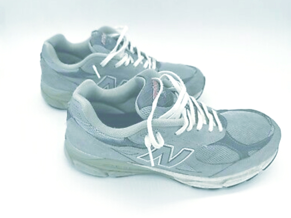 New Balance 990v3 Made in USA Grey - D Standard 착용 스타일