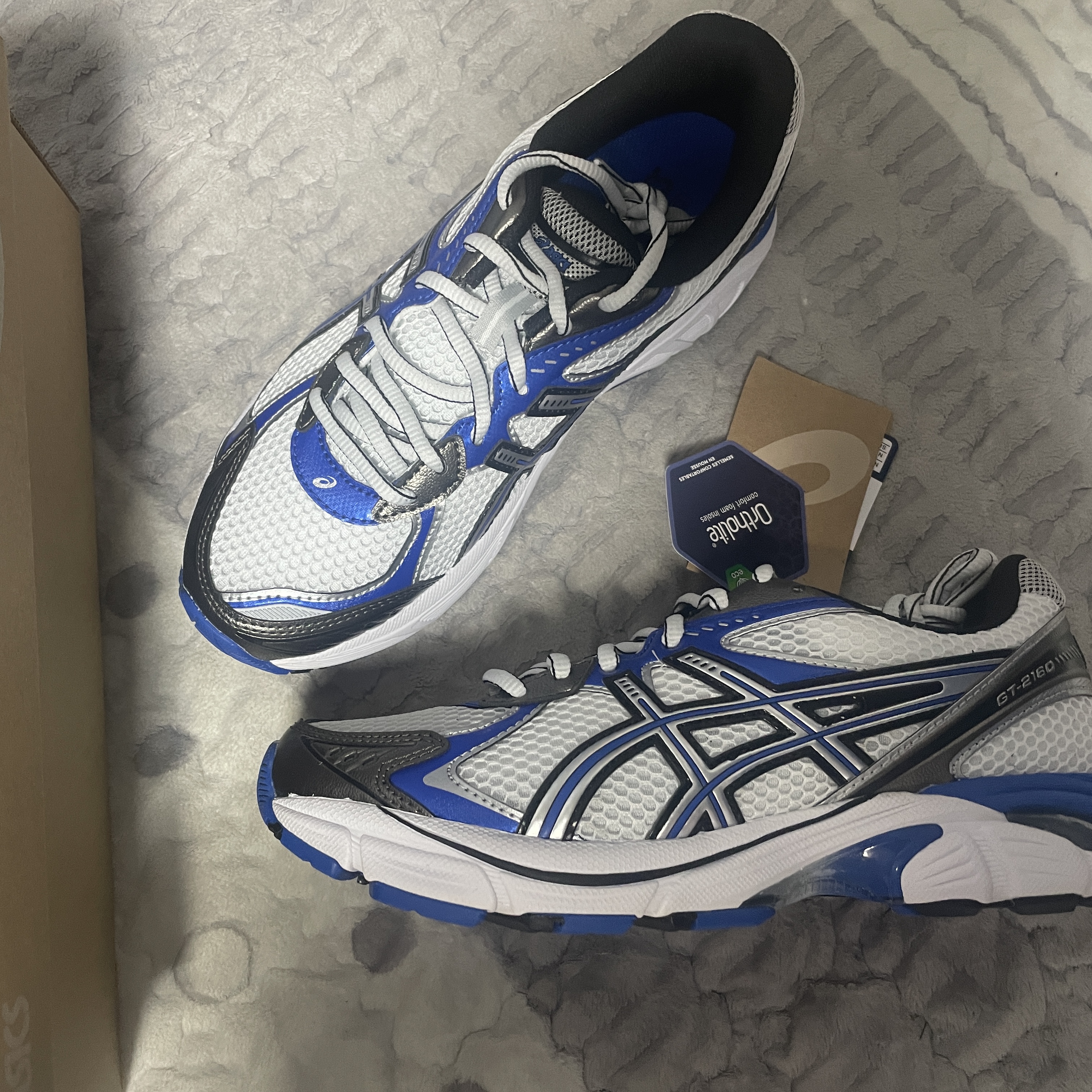 Asics GT-2160 White Illusion Blue 착용 스타일