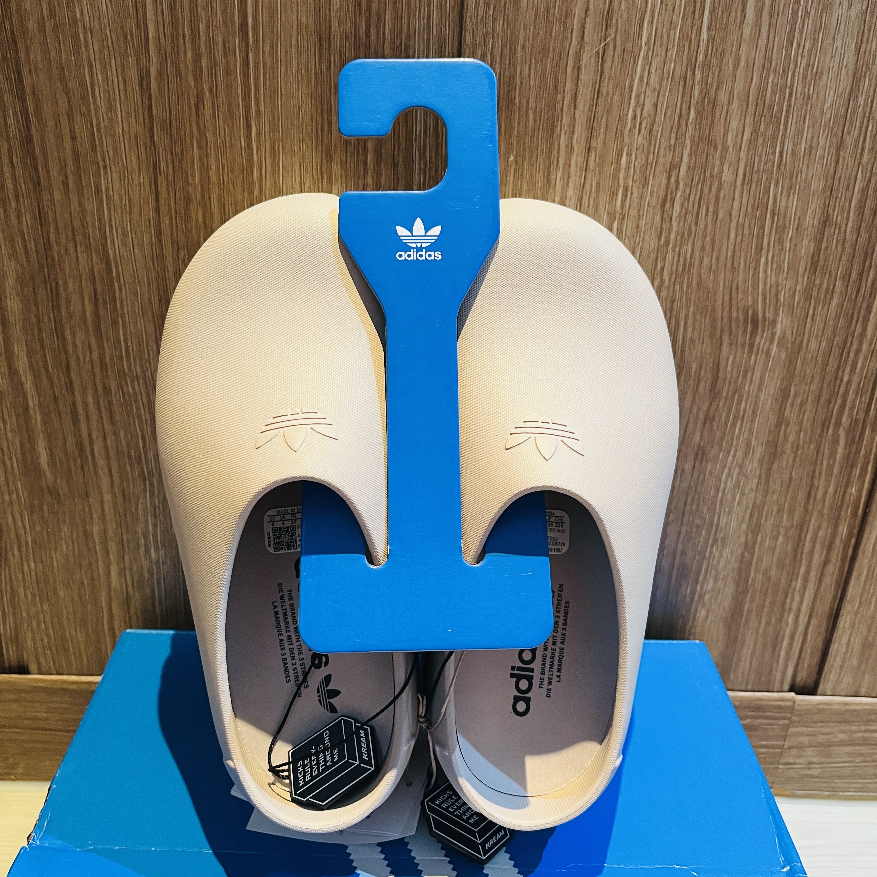 (W) Adidas Adifom Stan Smith Mule Wonder Taupe 착용 스타일 - 2