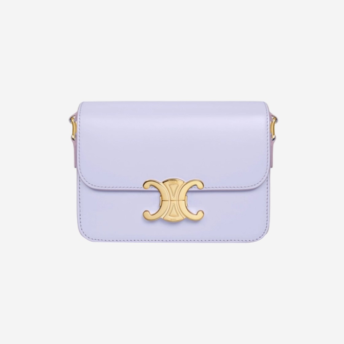 Celine Teen Triomphe Bag in Shiny Calfskin Light Lavender 상세 이미지 1