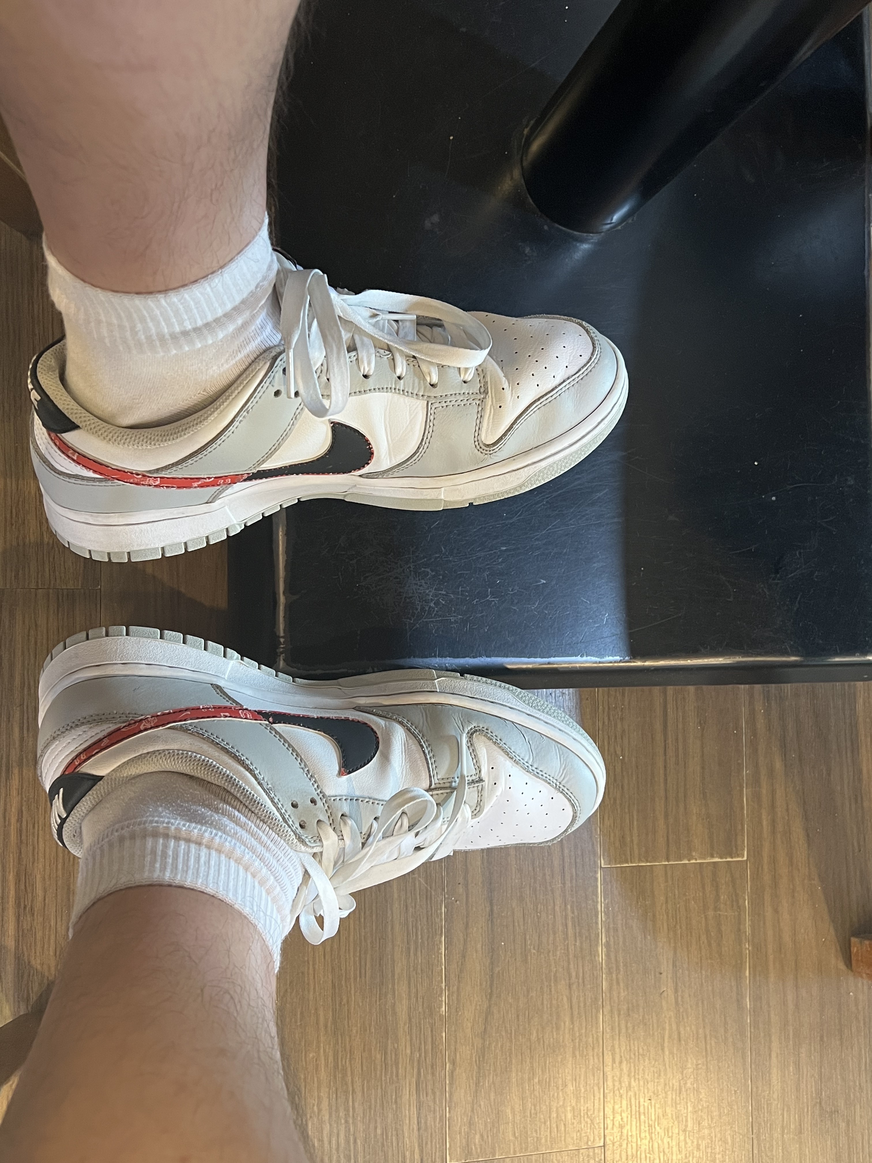 Nike Dunk Low Retro SE Jackpot Grey Fog 착용 스타일 - 3